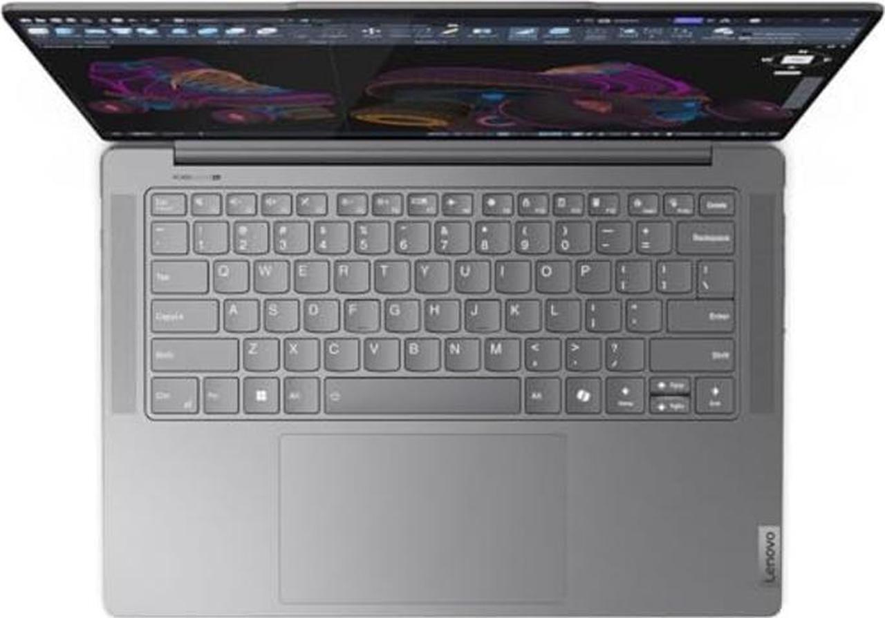 Alt view image 4 of 5 - Lenovo Yoga Pro 7 14AHP9-2024 New Laptop - 14.5" WQXGA IPS - Touchscreen 8-Core AMD Ryzen 7 8845HS - 16GB LPDDR5 1TB SSD - NVIDIA GeForce RTX 3050 6GB GDDR6 - Wi-Fi 6E - Backlit Keyboard - Win11 Pro