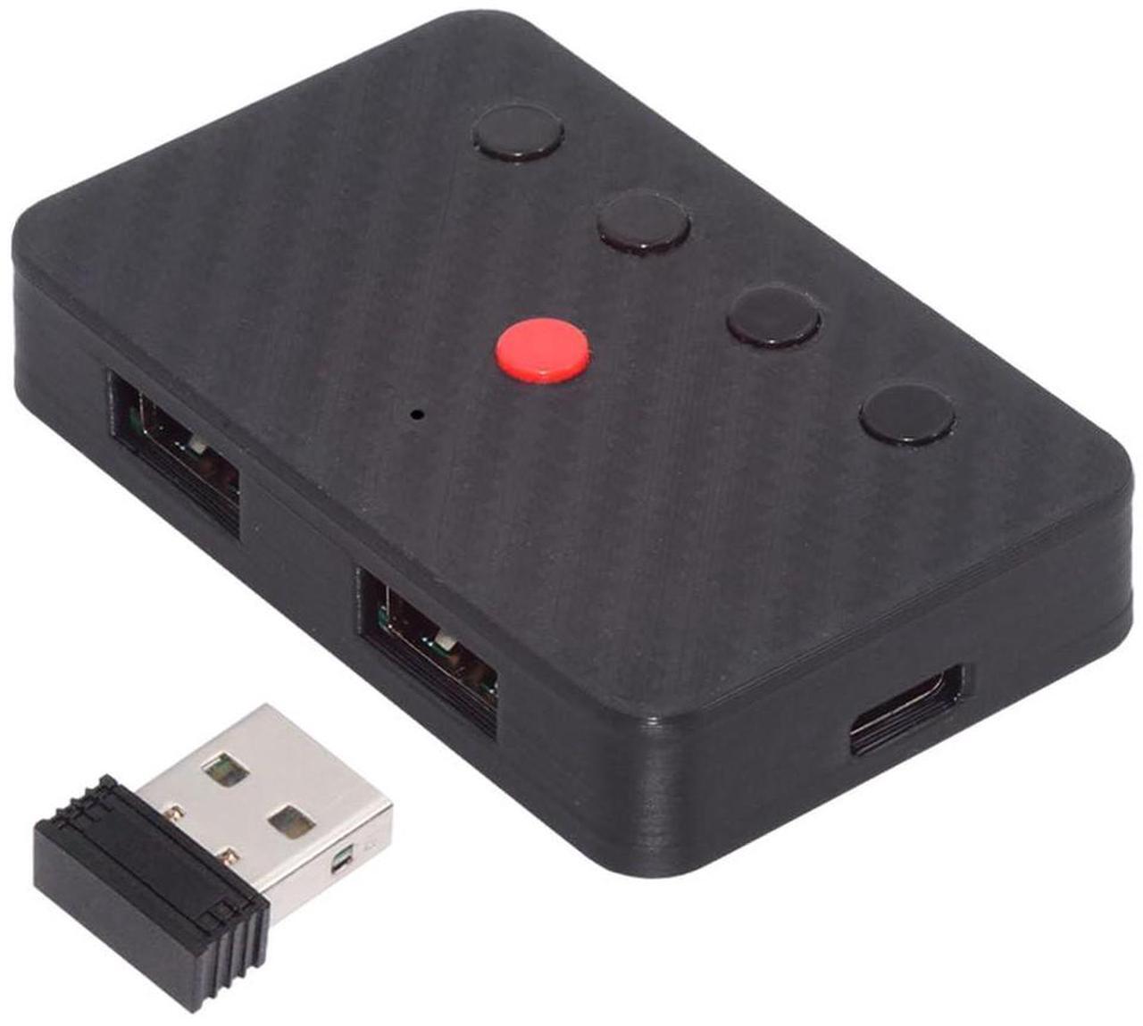 Main image of CY USB Wired Keyboard and Mouse Convert to Wireless 2.4G Bluetooth(BT) Converter with Receiver Type-C Power for Laptop Tablet Phone