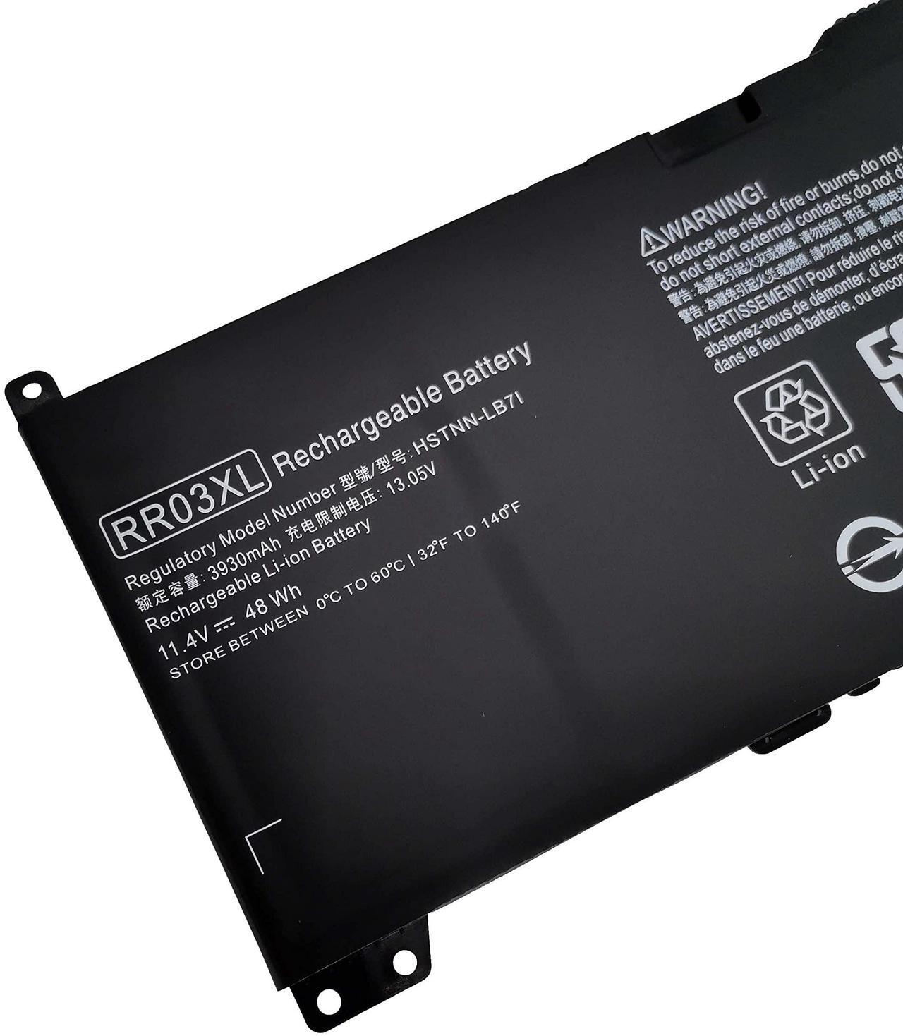 Alt view image 2 of 5 - FLYRLB RR03XL Replacement Laptop Battery Compatible with HP ProBook 470 G5 450 G5 430 G4 440 450 455 470 G4 G5 MT20 Series RR03048XL 851477-541 851477-421 851610-855 851610-850 -11.4V 48Wh