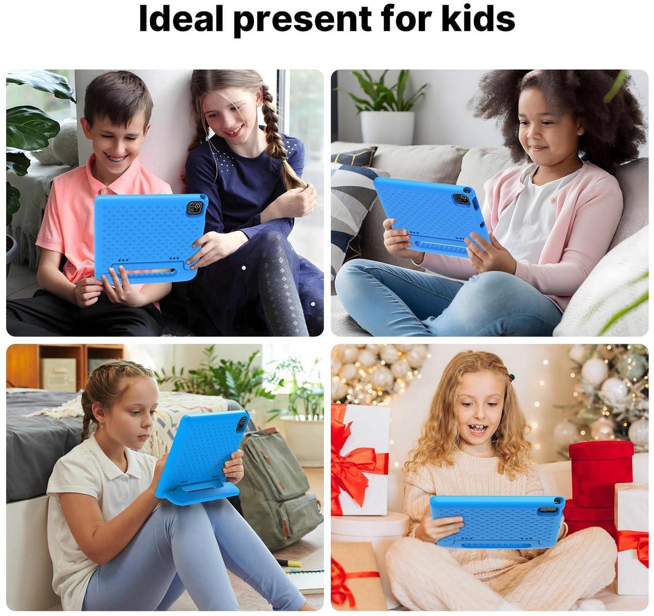 Alt view image 3 of 5 - GUJJEEX 10.1" Kids Tablet with Android 13, 1280x800 IPS HD Display, 32GB Storage, 5000mAh, Dual Camera, Parental Controls, WiFi & Bluetooth, Gift for Kids