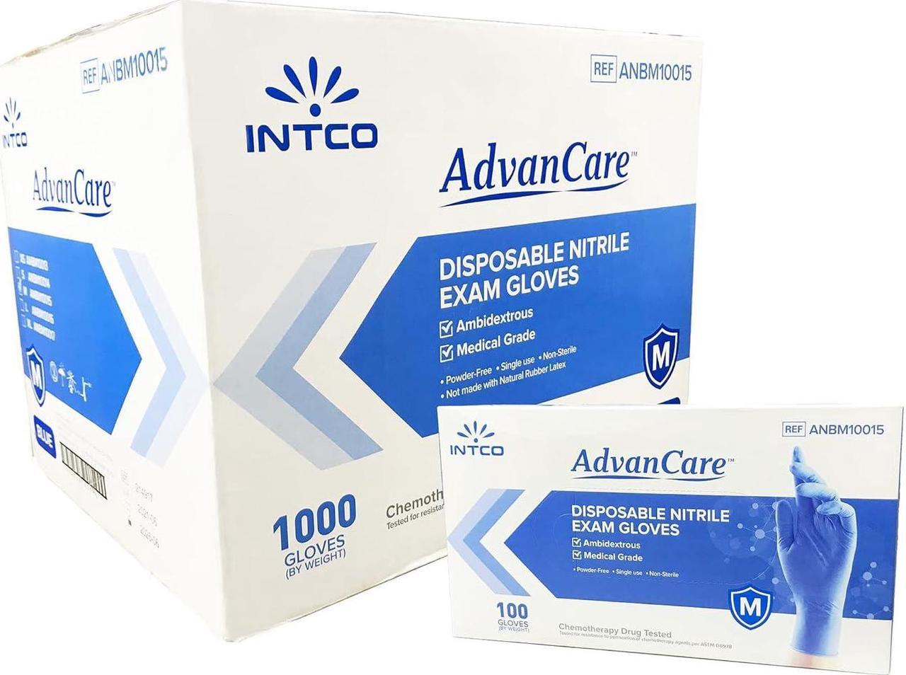 Main image of Case of 1000 Nitrile Exam Gloves MEDIUM