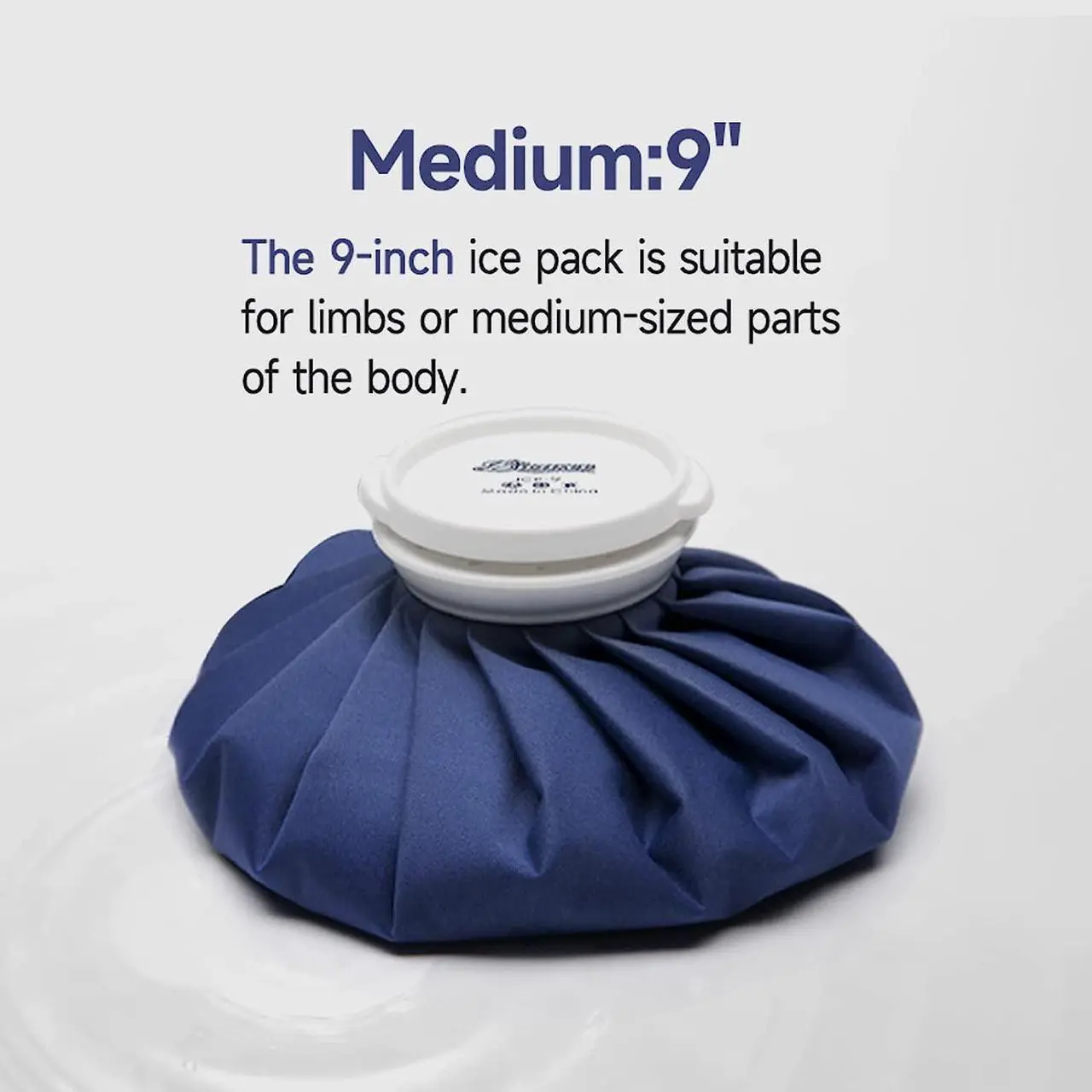 Alt view image 2 of 7 - Ice Pack for Injuries Reusable, Ice Bags Hot Water Bag for Hot & Cold Therapy and Pain Relief with Cover, No-Leak Elastic Breathable Ice Bag, Size 9"