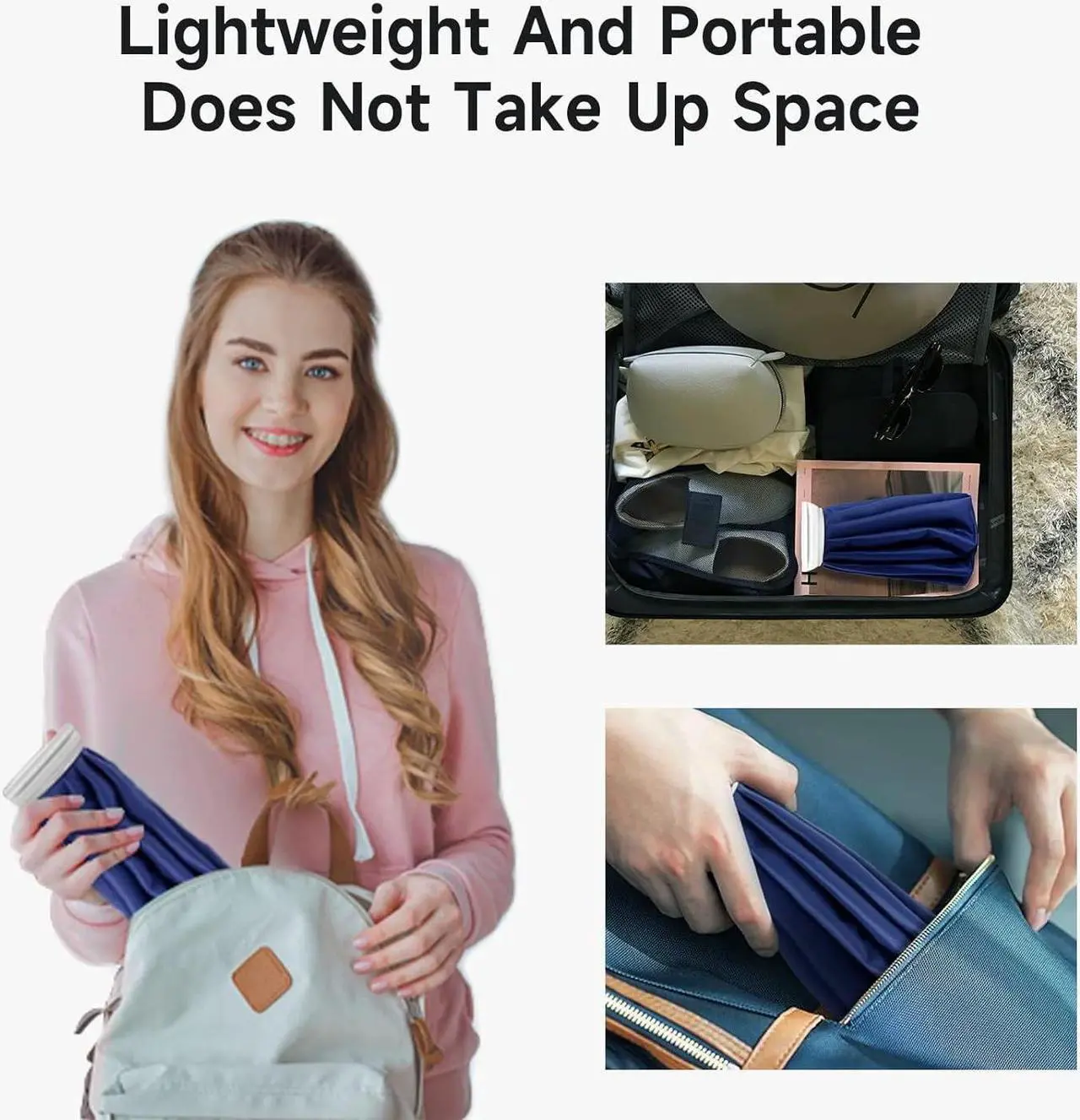 Alt view image 7 of 7 - Ice Pack for Injuries Reusable, Ice Bags Hot Water Bag for Hot & Cold Therapy and Pain Relief with Cover, No-Leak Elastic Breathable Ice Bag, Size 9"
