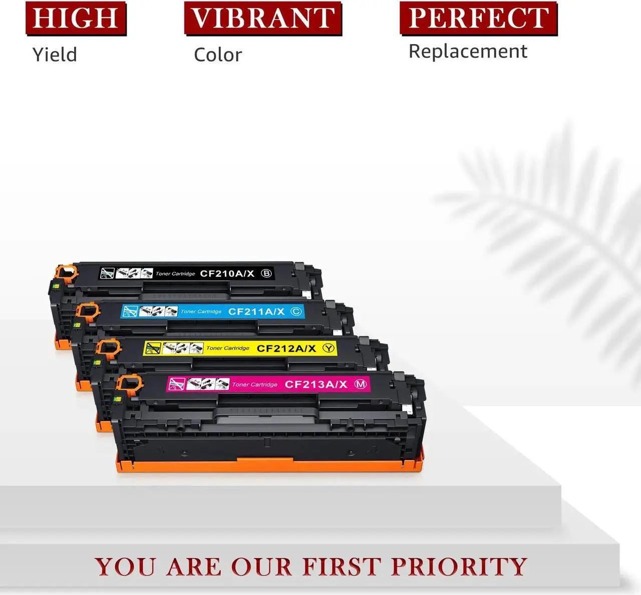 Alt view image 4 of 4 - 5PK CF210A CF211A CF212A CF213A 131A Toner For Laserjet Pro 200 M251nw M276nw
