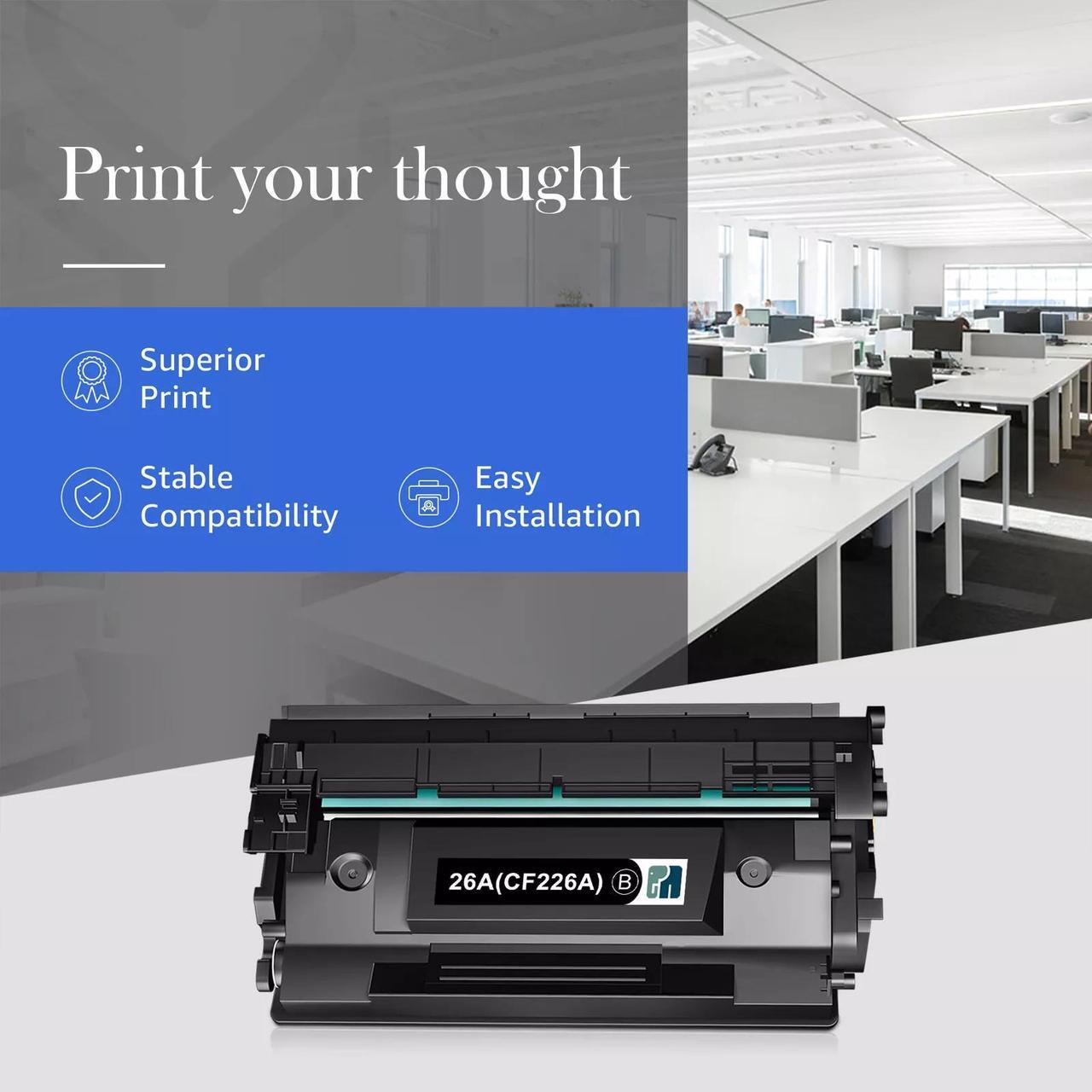 Alt view image 4 of 4 - 4PK CF226A For LaserJet Pro M402d M402dw M402dn M402n Black Toner Cartridge