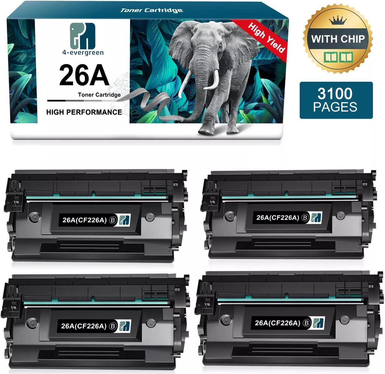 Main image of 4PK CF226A For LaserJet Pro M402d M402dw M402dn M402n Black Toner Cartridge