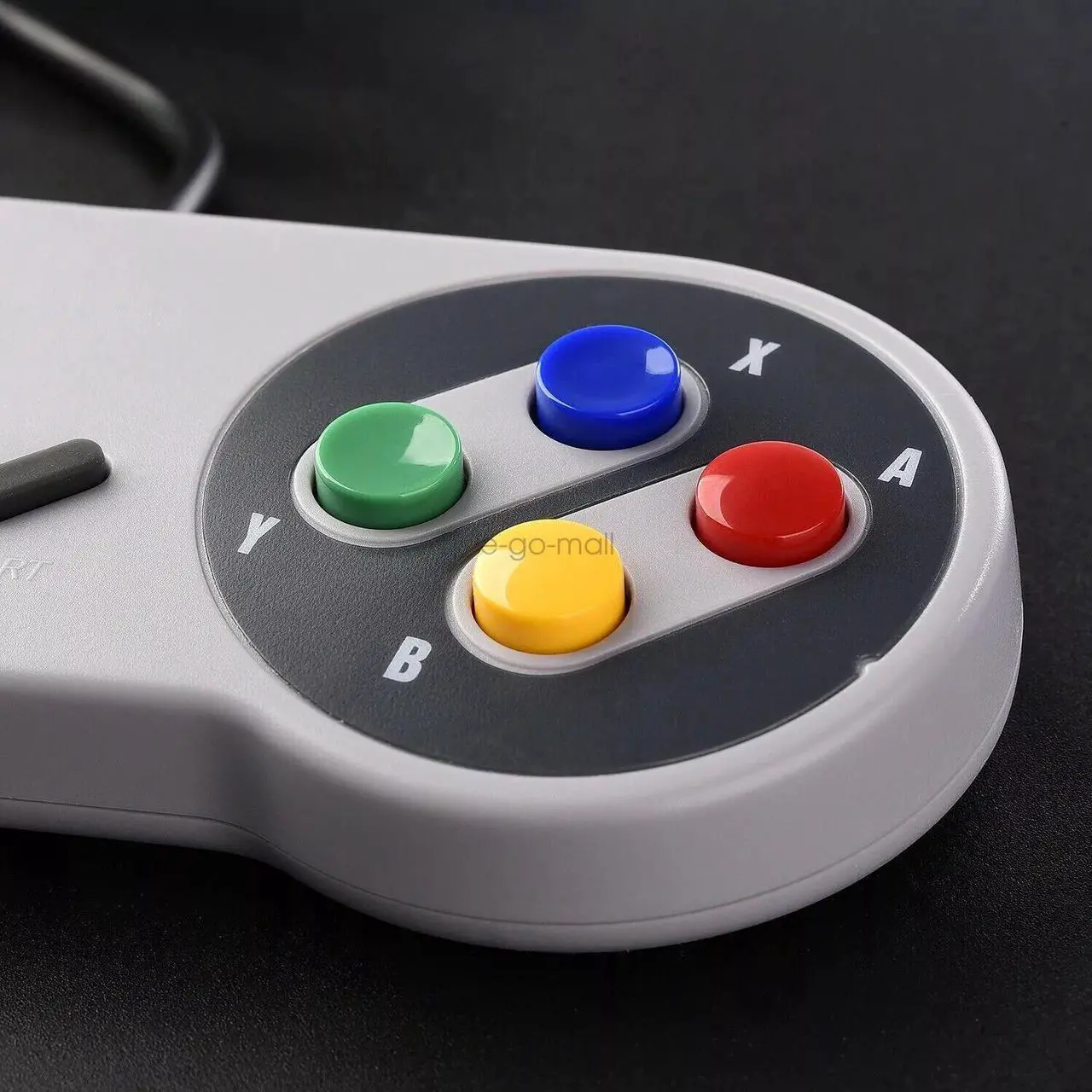 Alt view image 7 of 7 - 2 Pack Retro Super Nintendo SNES USB Controller for Windows PC Mac Raspberry Pi