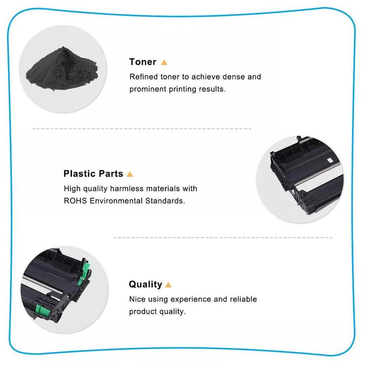 Alt view image 5 of 7 - Cool Toner TN450 Toner Cartridge Compatible for Brother HL-2270DW HL-2280DW MFC-7360N MFC-7860DW