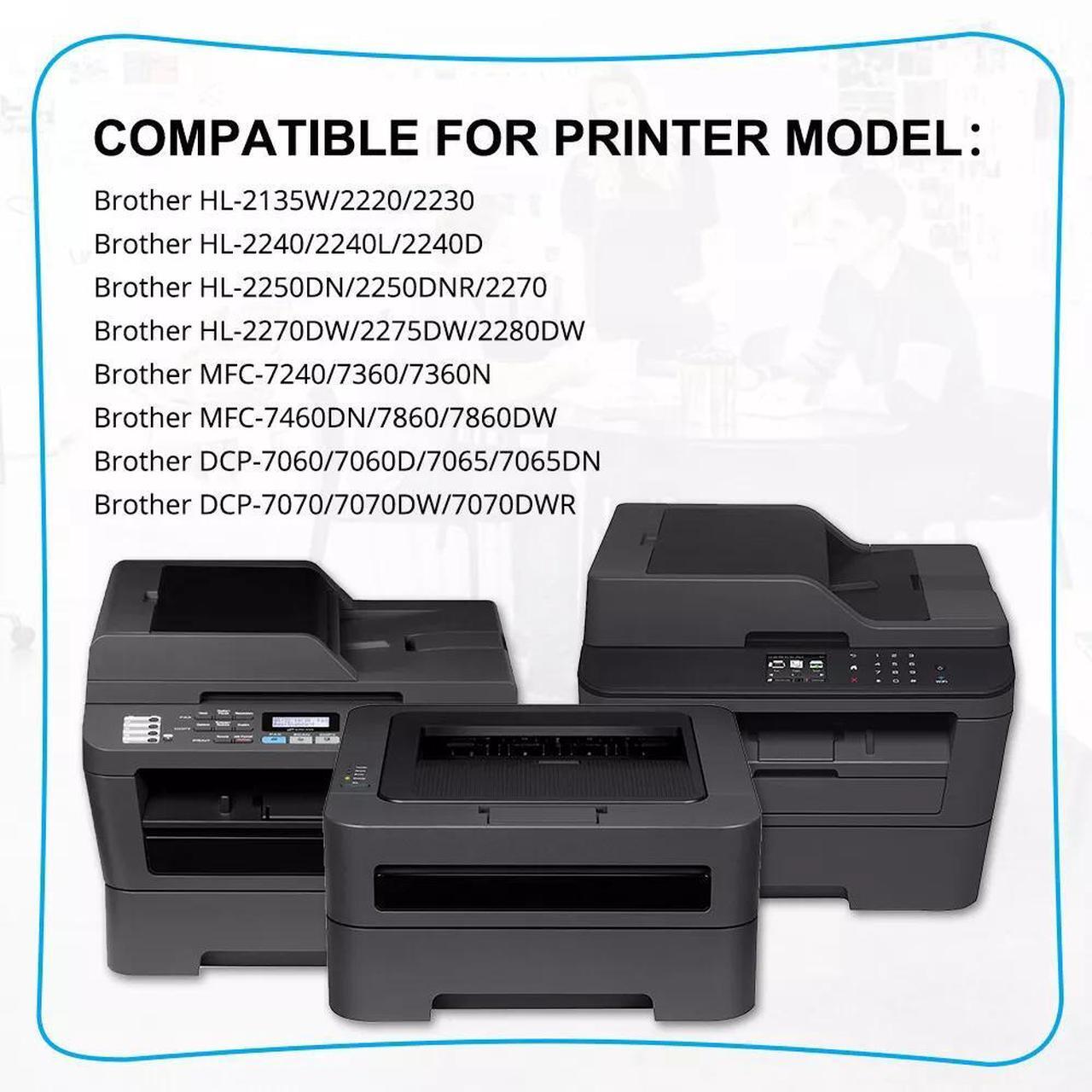 Alt view image 2 of 7 - Cool Toner TN450 Toner Cartridge Compatible for Brother HL-2270DW HL-2280DW MFC-7360N MFC-7860DW