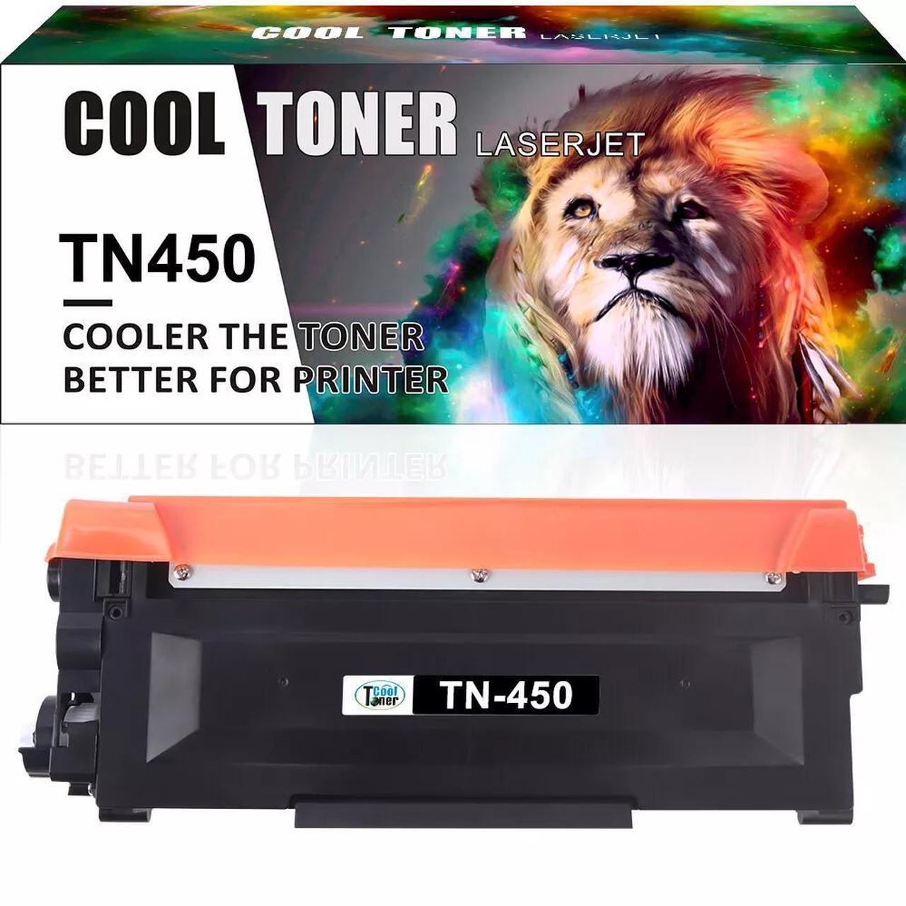 Main image of Cool Toner TN450 Toner Cartridge Compatible for Brother HL-2270DW HL-2280DW MFC-7360N MFC-7860DW