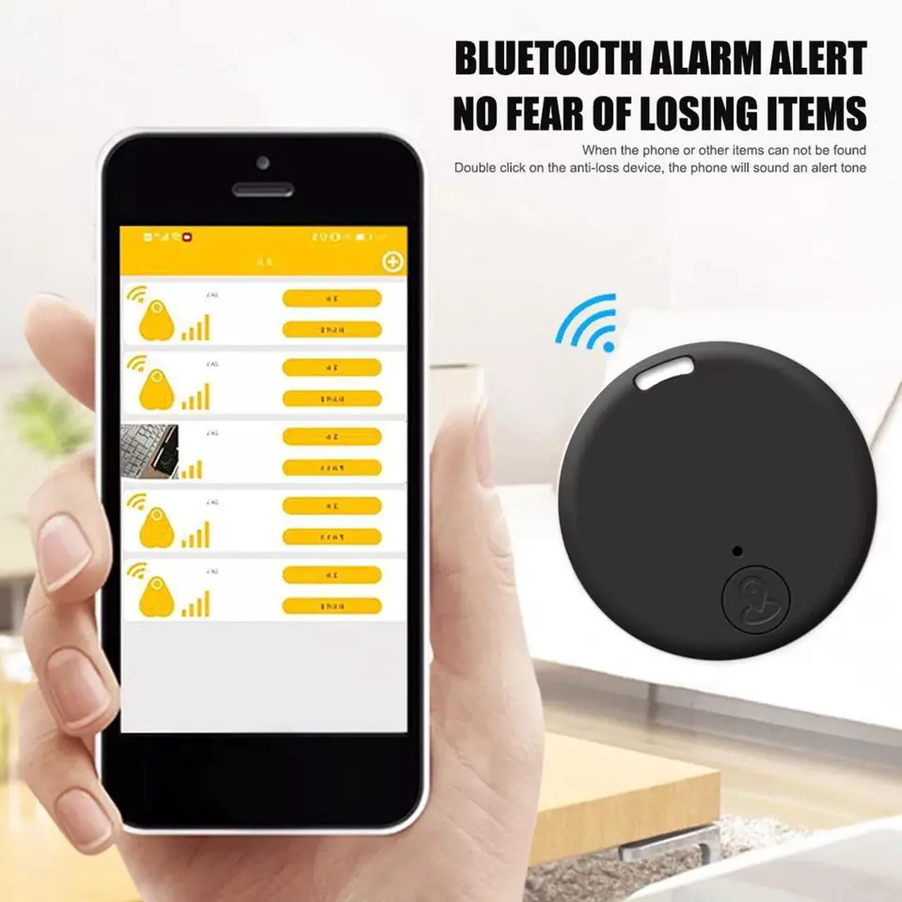 Alt view image 7 of 7 - Nshi Bluetooth Mini GPS Location Device Tracking Air Tag Key Pet Child Finder Tracker 8 Pin 2 PACKS