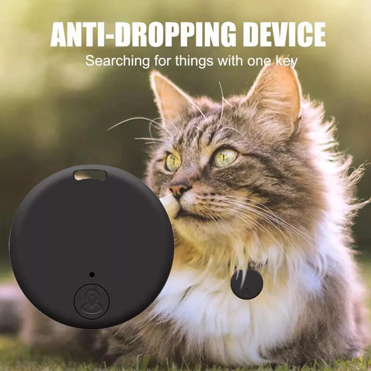 Alt view image 2 of 7 - Nshi Bluetooth Mini GPS Location Device Tracking Air Tag Key Pet Child Finder Tracker 8 Pin 2 PACKS