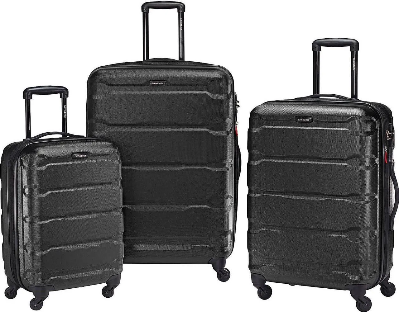 Alt view image 15 of 15 - Samsonite Omni Hardside 3-Piece Nested Set - Black