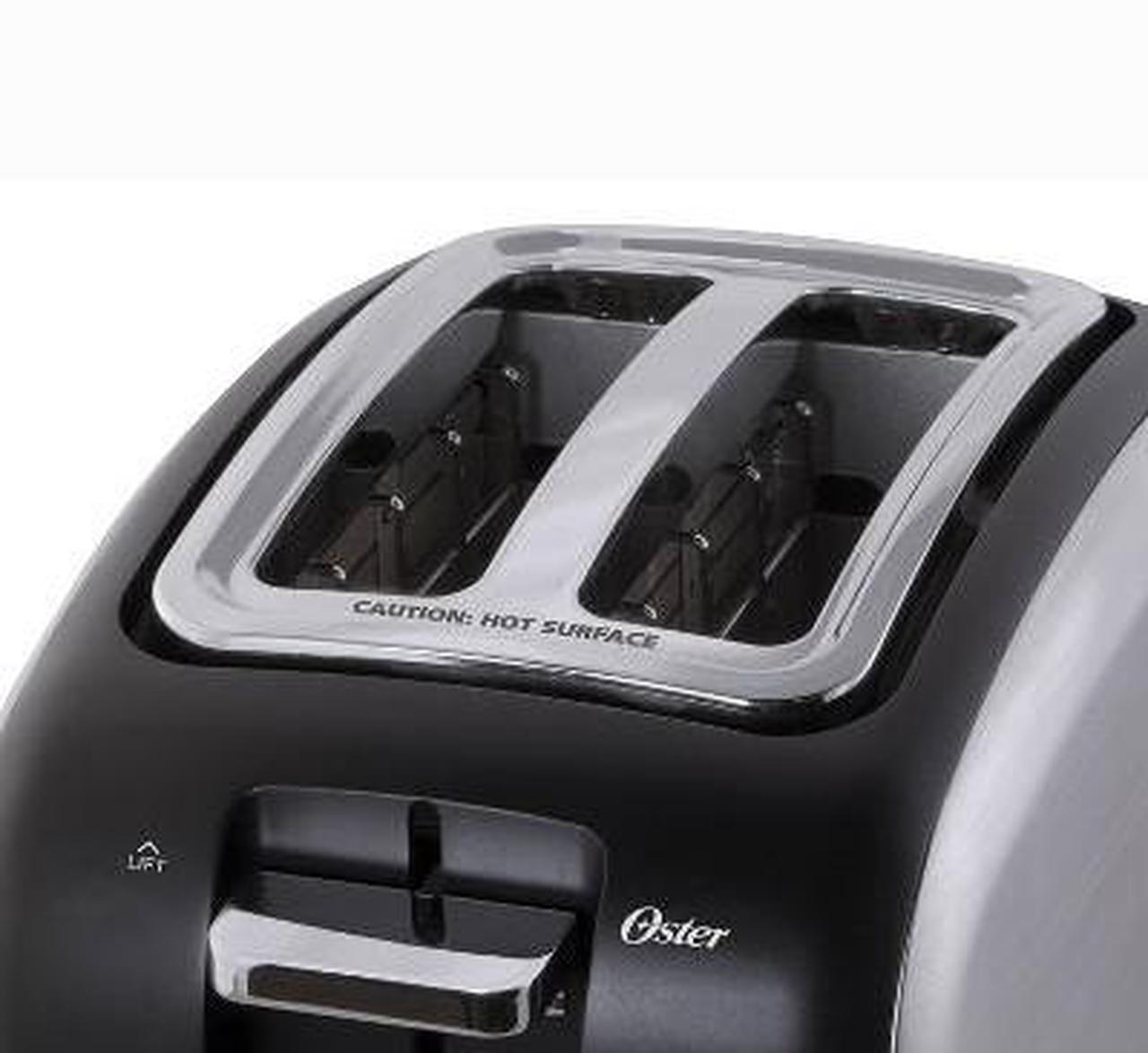 Alt view image 3 of 10 - Oster 2 Slice Wide Slot Toaster - Brushed Stainless Steel 2153501
