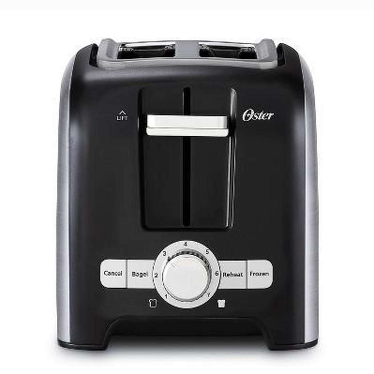 Alt view image 4 of 10 - Oster 2 Slice Wide Slot Toaster - Brushed Stainless Steel 2153501