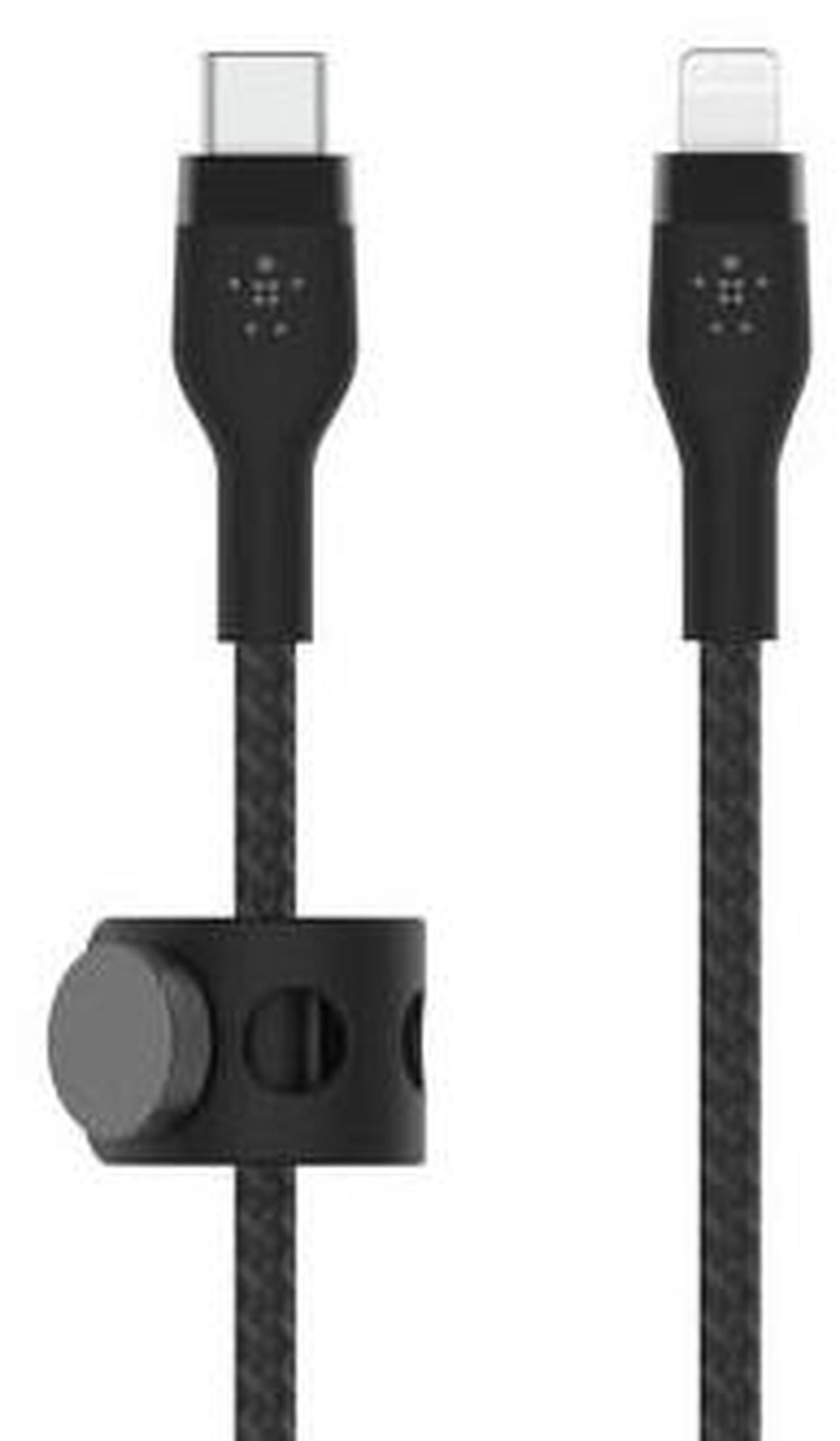Alt view image 11 of 16 - Belkin USB-C Cable with Lightning Connector CAA011BT2MBK