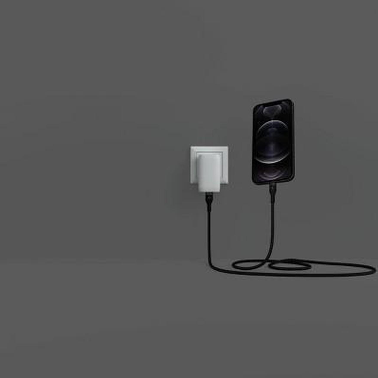 Alt view image 15 of 16 - Belkin USB-C Cable with Lightning Connector CAA011BT2MBK