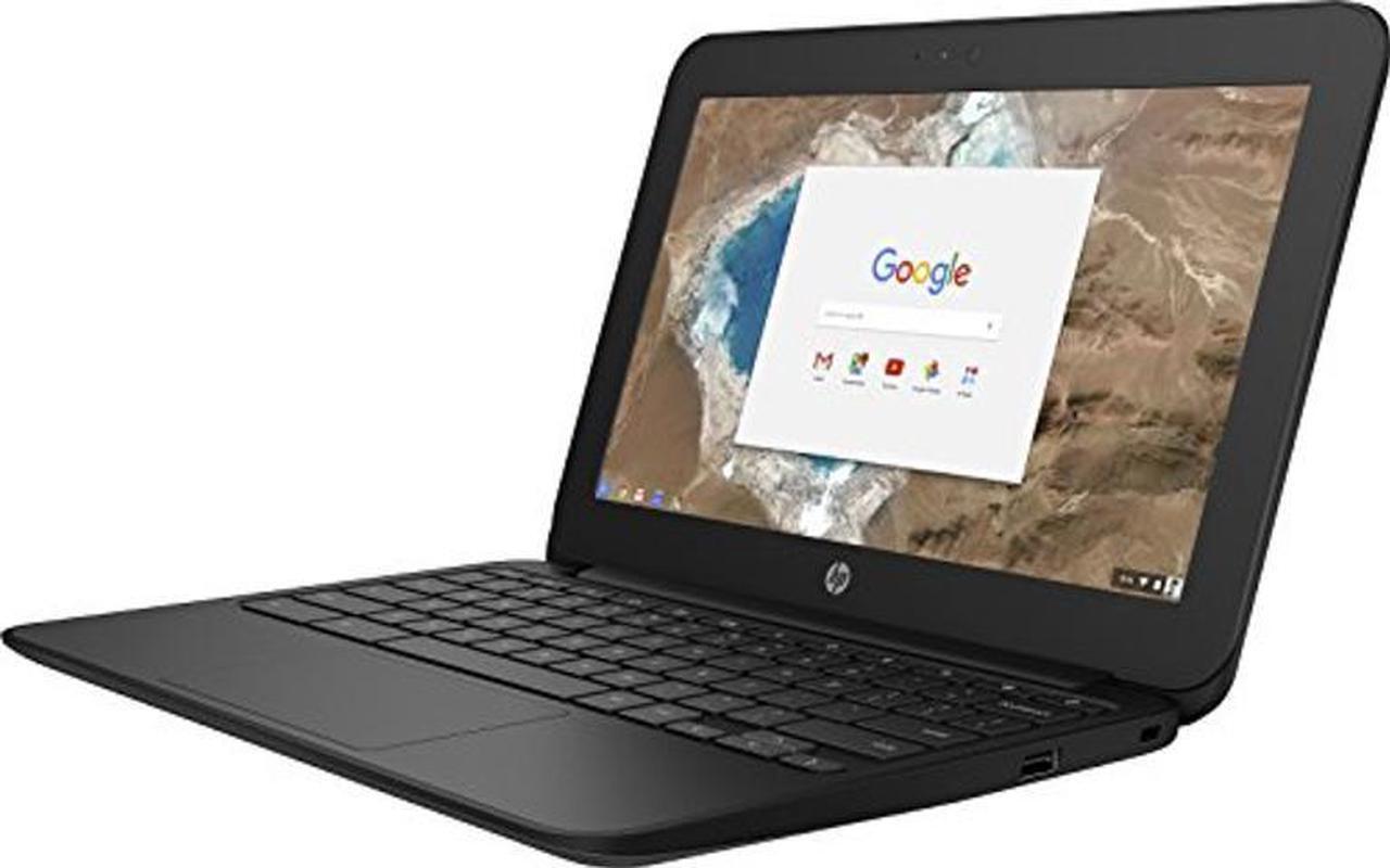 Alt view image 2 of 5 - HP G5 11.6 inch HD Chromebook Intel Celeron N3060 (1.60 GHz) 2 GB Ram 16 GB eMMC SSD Chrome OS