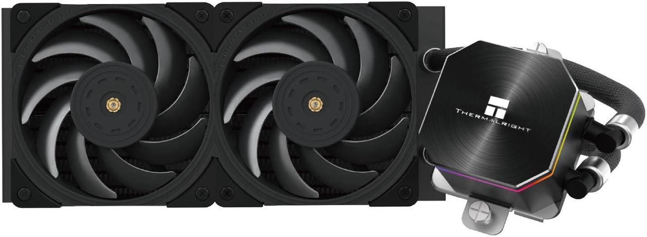 Main image of Thermalright Frozen Edge 240 Black CPU Water Cooler with PWM Fans, Pump Speed is 3300RPM,S-FDB Bearing, for AMD AM4/AM5,Intel LGA1150/1155/1200/1700/2011(FE240 Black)