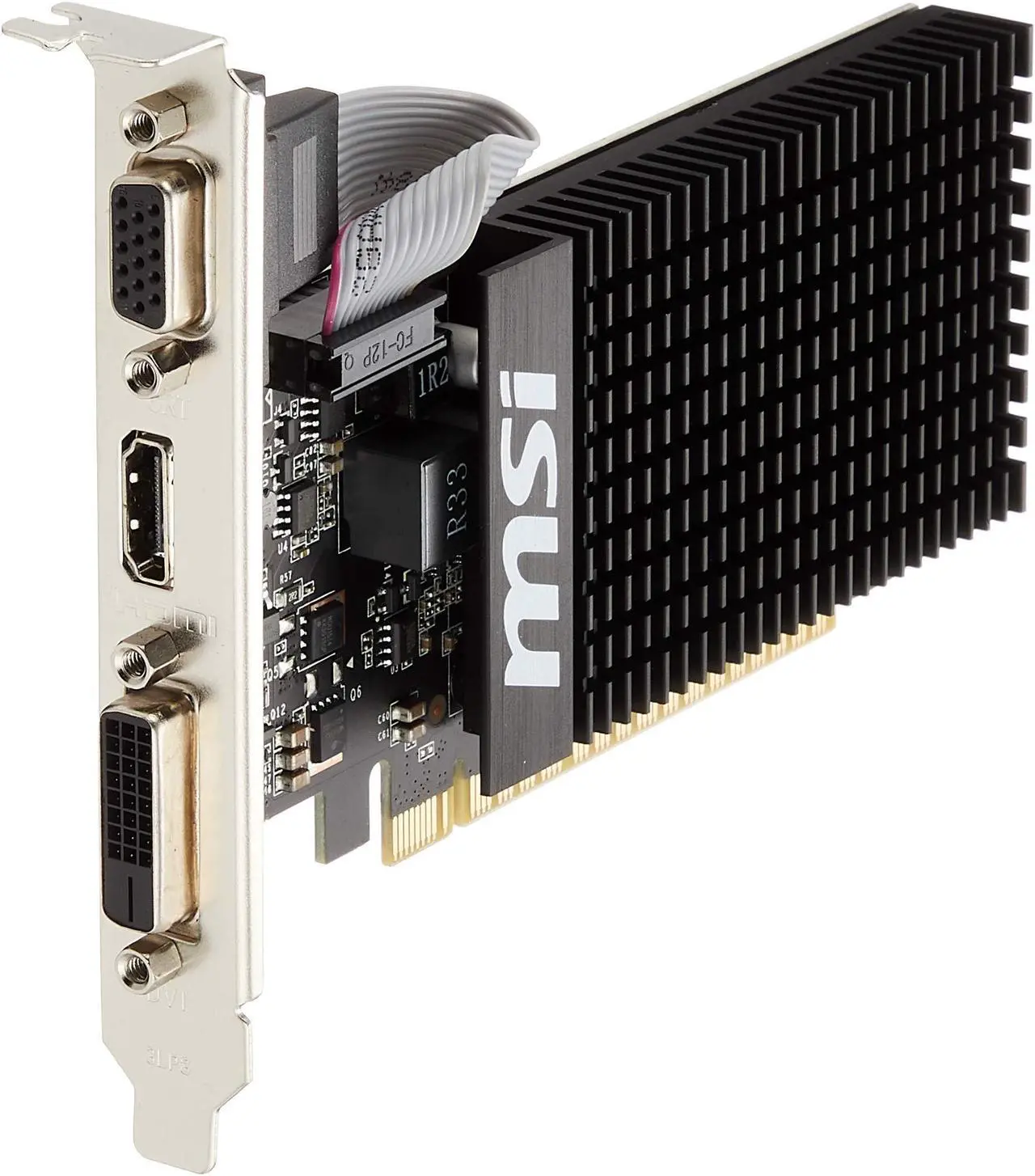 Main image of MSI GT 710 1GD3H LP NVIDIA GeForce GT 710 1GB