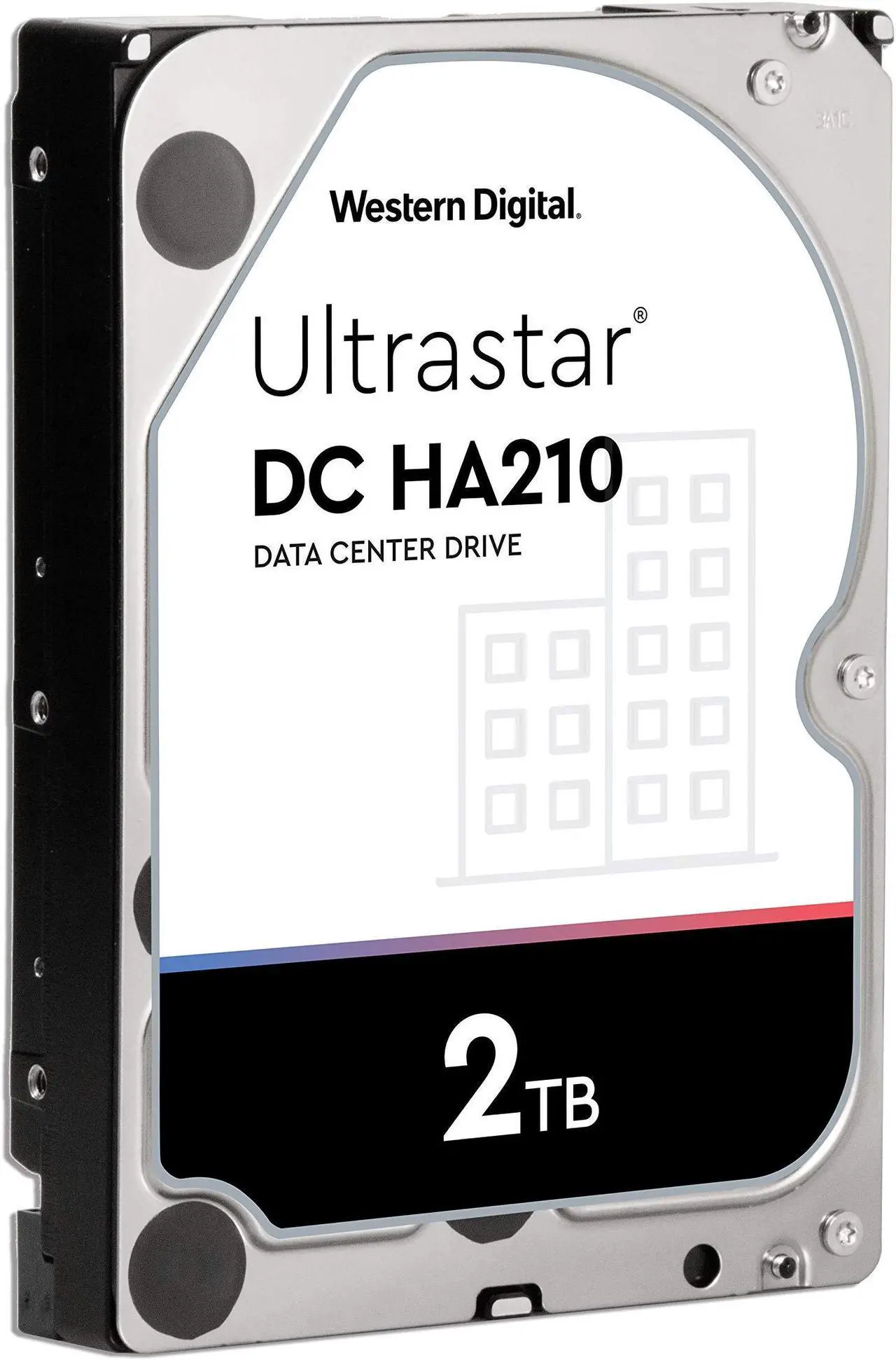 Alt view image 2 of 5 - Western Digital 2TB Ultrastar DC HA200 SATA HDD - 7200 RPM Class, SATA 6 Gb/s, 128MB Cache, 3.5" - HUS722T2TALA604