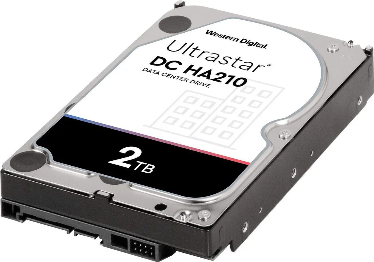 Alt view image 4 of 5 - Western Digital 2TB Ultrastar DC HA200 SATA HDD - 7200 RPM Class, SATA 6 Gb/s, 128MB Cache, 3.5" - HUS722T2TALA604