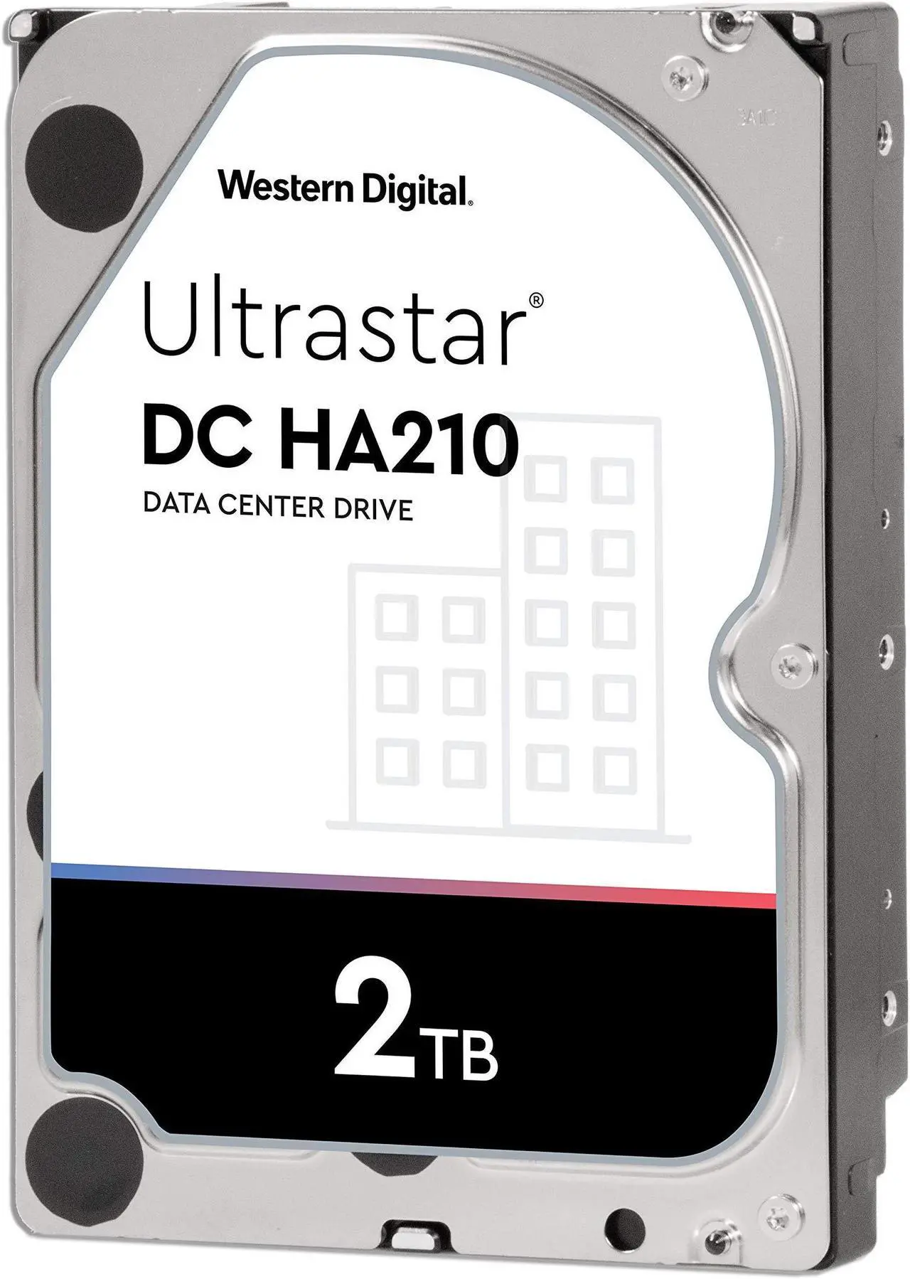 Alt view image 3 of 5 - Western Digital 2TB Ultrastar DC HA200 SATA HDD - 7200 RPM Class, SATA 6 Gb/s, 128MB Cache, 3.5" - HUS722T2TALA604