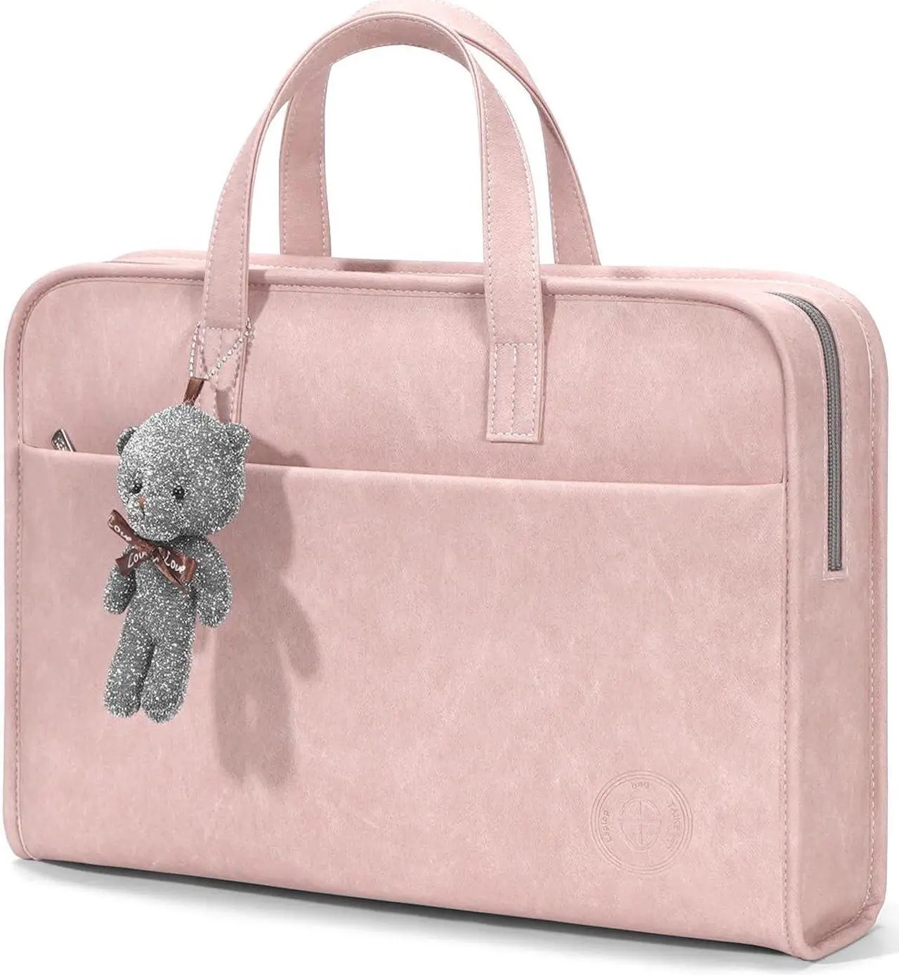 Main image of TAIKESEN Protective Sleeve Case Bag Compatible with MacBook Pro 16 Inch, 15.6 inch, HP, Dell, Acer Aspire, Asus Notebook, Computer Bag with Shoulder Strap,Pocket,Handle, Pink