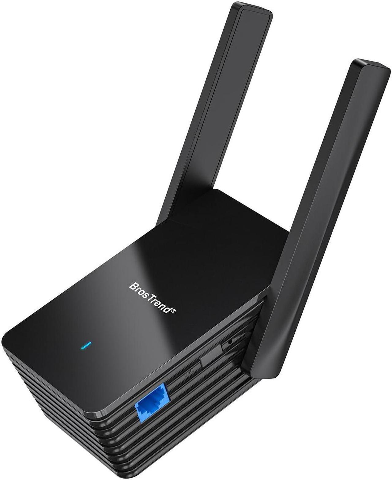 Alt view image 2 of 5 - BrosTrend WiFi 6 AX3000 WiFi to Ethernet Adapter with RJ45 Gigabit Port + BrosTrend AX300 Nano USB WiFi 6 Adapter Bundle