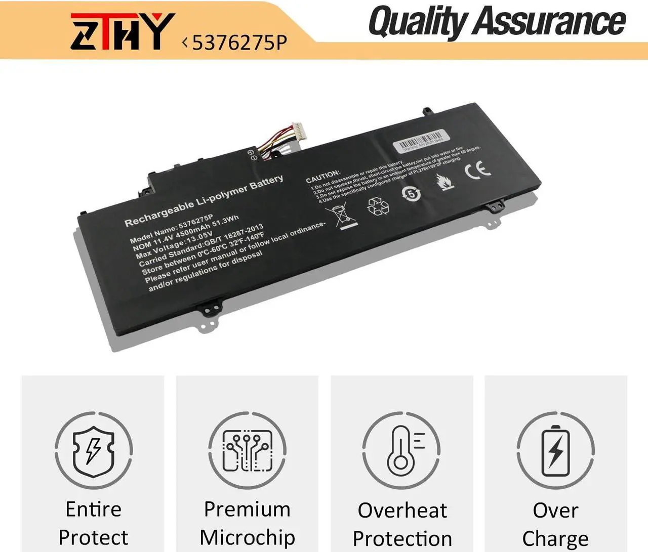 Gateway 5376275P 4500mAh Batteria Per Gateway GWTN141-10BK GWTN141-4 - Foto 13