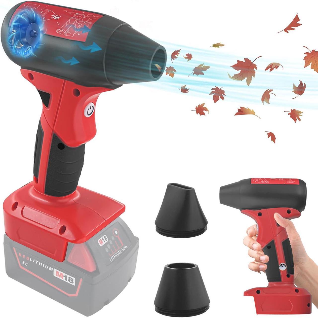 Main image of Laimiao Mini Jet Dry Blower Fan for Milwaukee M18 Battery,130000RPM Electric Air Duster,Rechargeable Cordless Jet Fan Blower for PC, Leaf Blower, Car and Outing Jobsite (Battery Not Included)