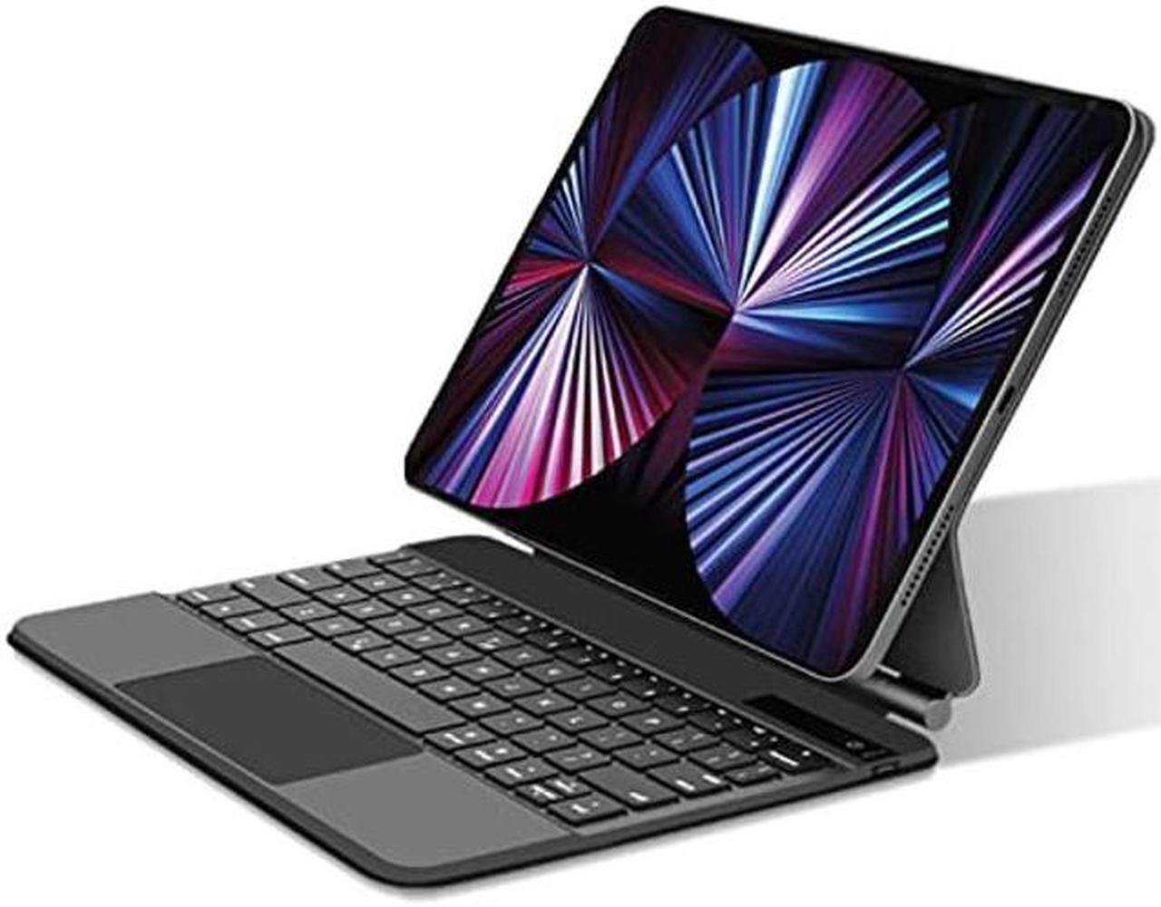 Main image of Lecsas Stylish Magic Keyboard Case for iPad Pro 12.9 2022 with Floating Magnetic Stand for iPad Pro 6th Generation 5th 4th 3th Gen 2021 2020 2018 Magic Case, Smart Trackpad & Keyboard Film, Black