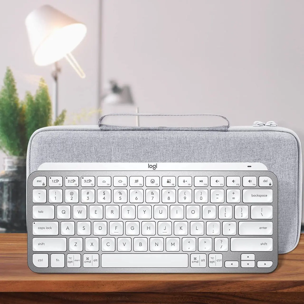 Alt view image 5 of 5 - Hard Case for Logitech Lift Vertical Mouse + MX Keys Mini Keyboard
