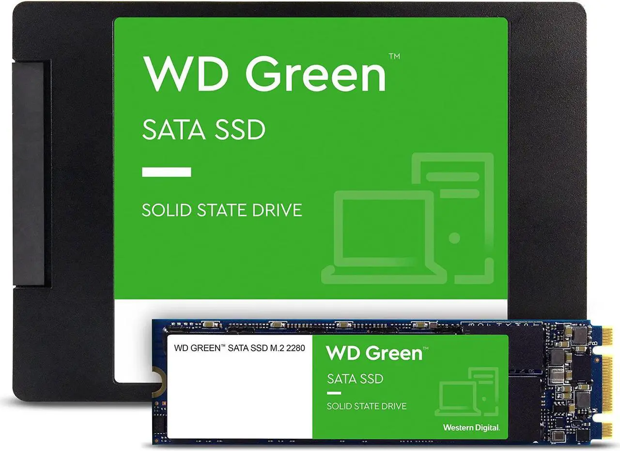 Alt view image 3 of 5 - Western Digital 1TB WD Green Internal SSD Solid State Drive - SATA III 6 Gb/s, 2.5/7mm, Up to 545 MB/s - WDS100T3G0A