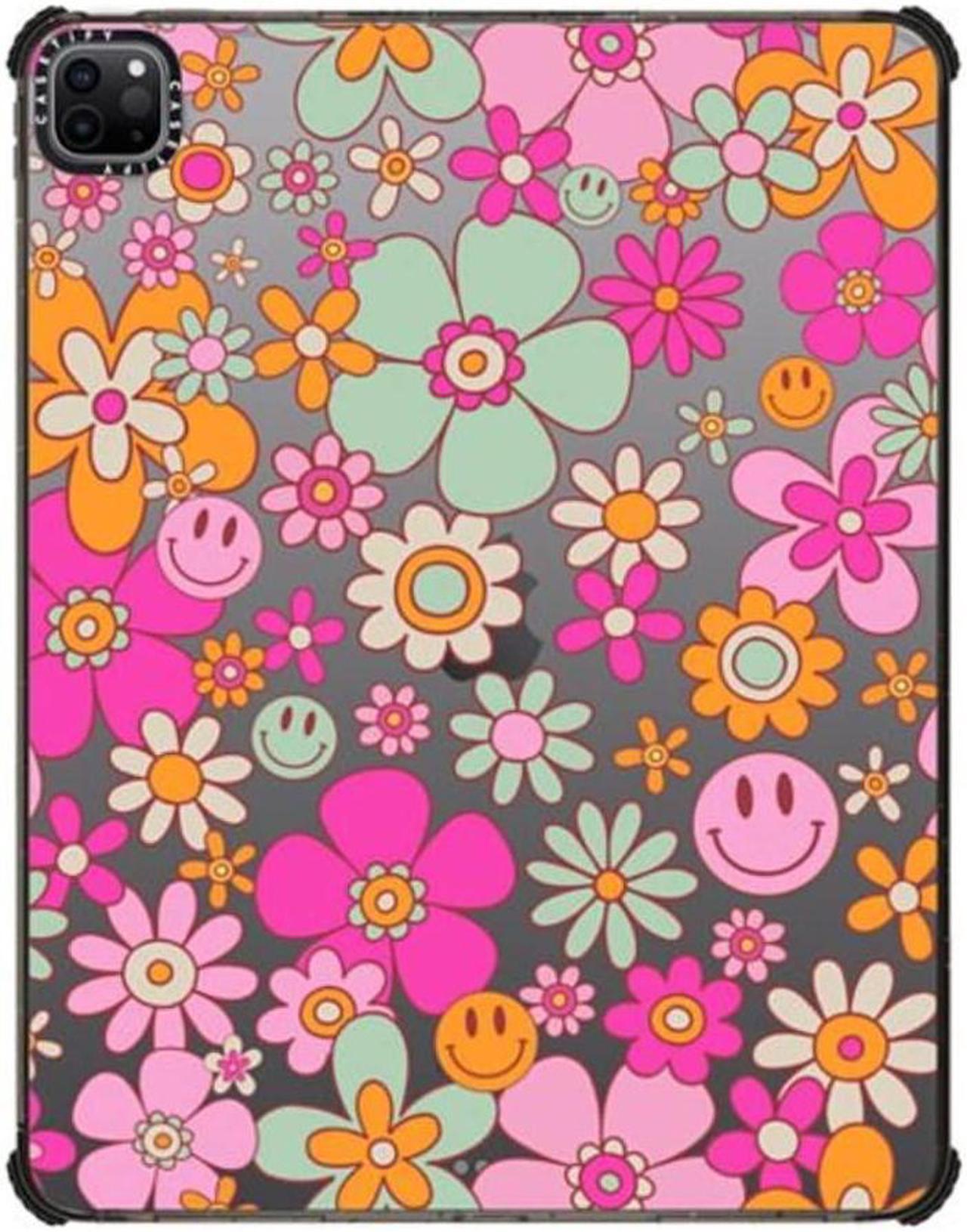 Main image of CASETiFY Impact Case for iPad Pro 12.9" (3rd/4th/5th/6th Gen) - Groovy Pattern - Clear Black
