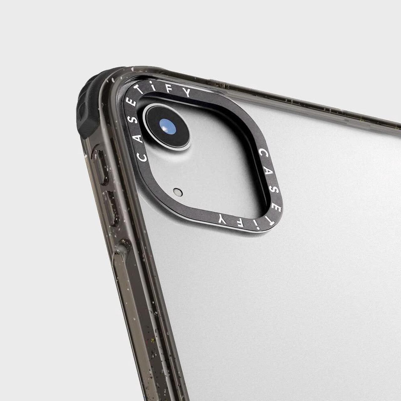 Alt view image 2 of 4 - CASETiFY Impact Case for iPad Pro 12.9" (3rd/4th/5th/6th Gen) - Groovy Pattern - Clear Black