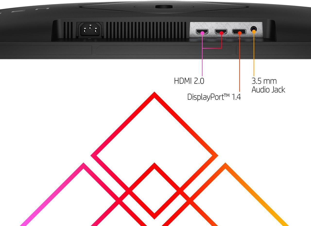 Alt view image 5 of 5 - HP: OMEN 27 inch FHD 165Hz Gaming Monitor - OMEN 27