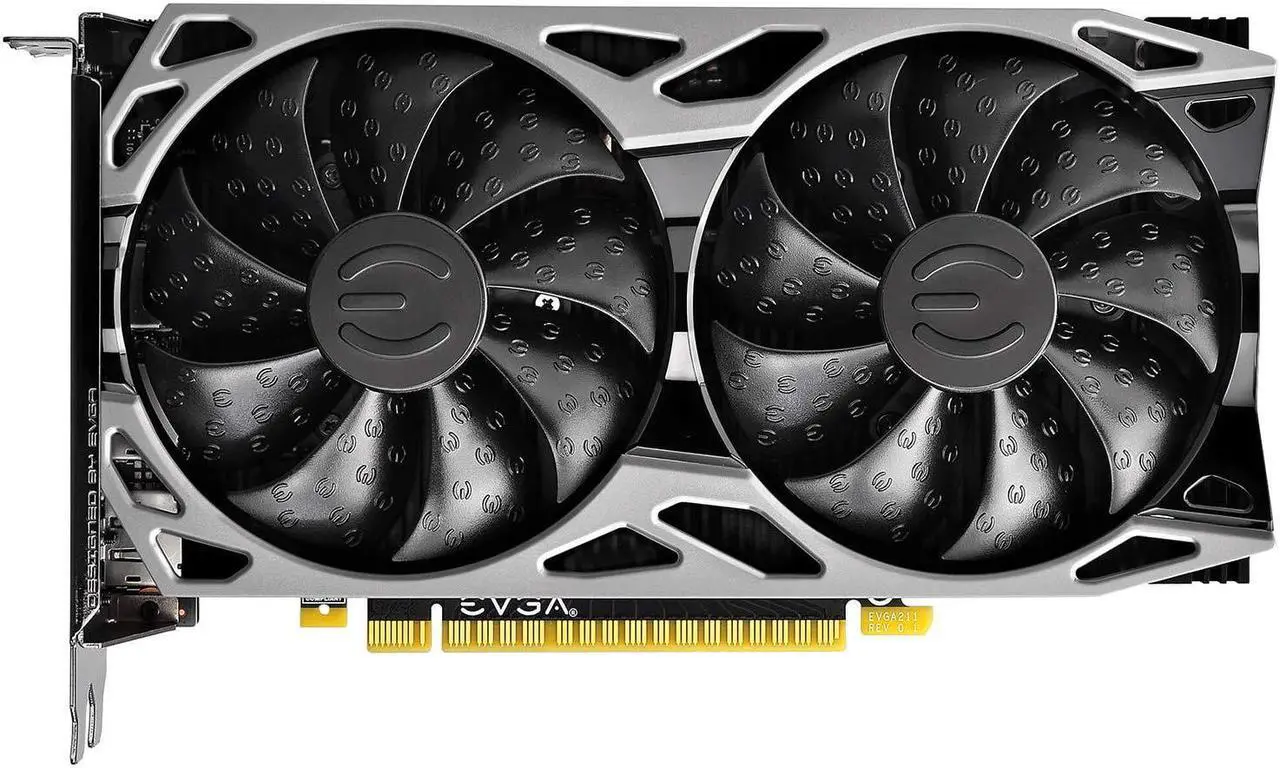 Alt view image 2 of 5 - EVGA GeForce GTX 1650 SC Ultra Gaming, 04G-P4-1057-KR, 4GB GDDR5, Dual Fan, Metal Backplate
