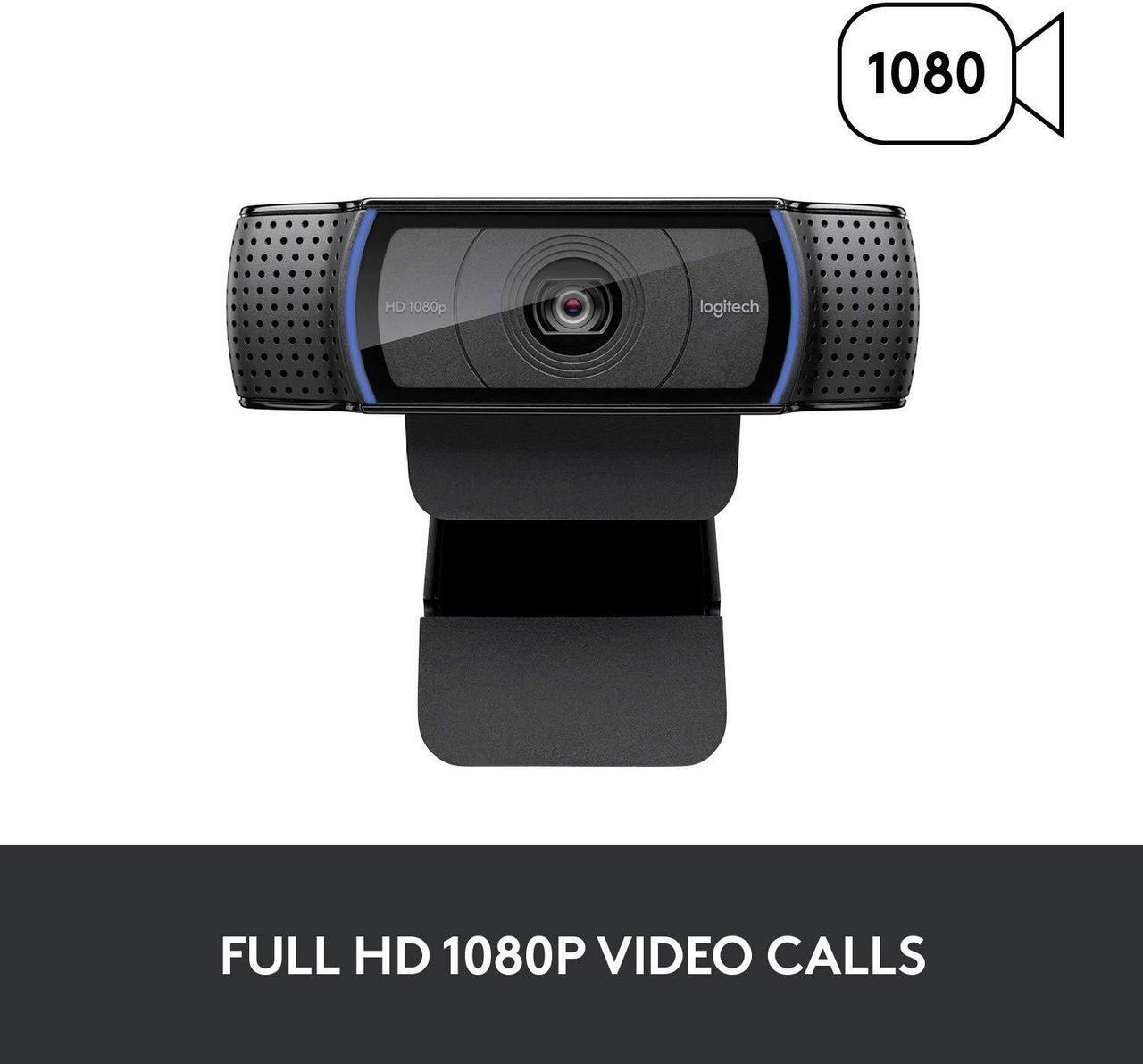 Alt view image 3 of 5 - Logitech C920 Hd Pro Webcam (Black) Black