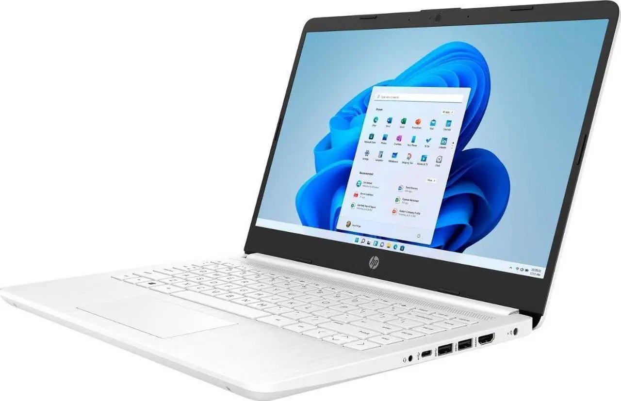 Alt view image 3 of 5 - HP Stream 14 2022 Laptop 14" HD 1366x768 Dual-Core Intel Celeron N4020 8GB DDR4 64GB eMMC UHD Graphics WiFi 5 Bluetooth HDMI USB-C Windows 10 Home 1-Year Office 365 Subscription w/ONT 32GB USB
