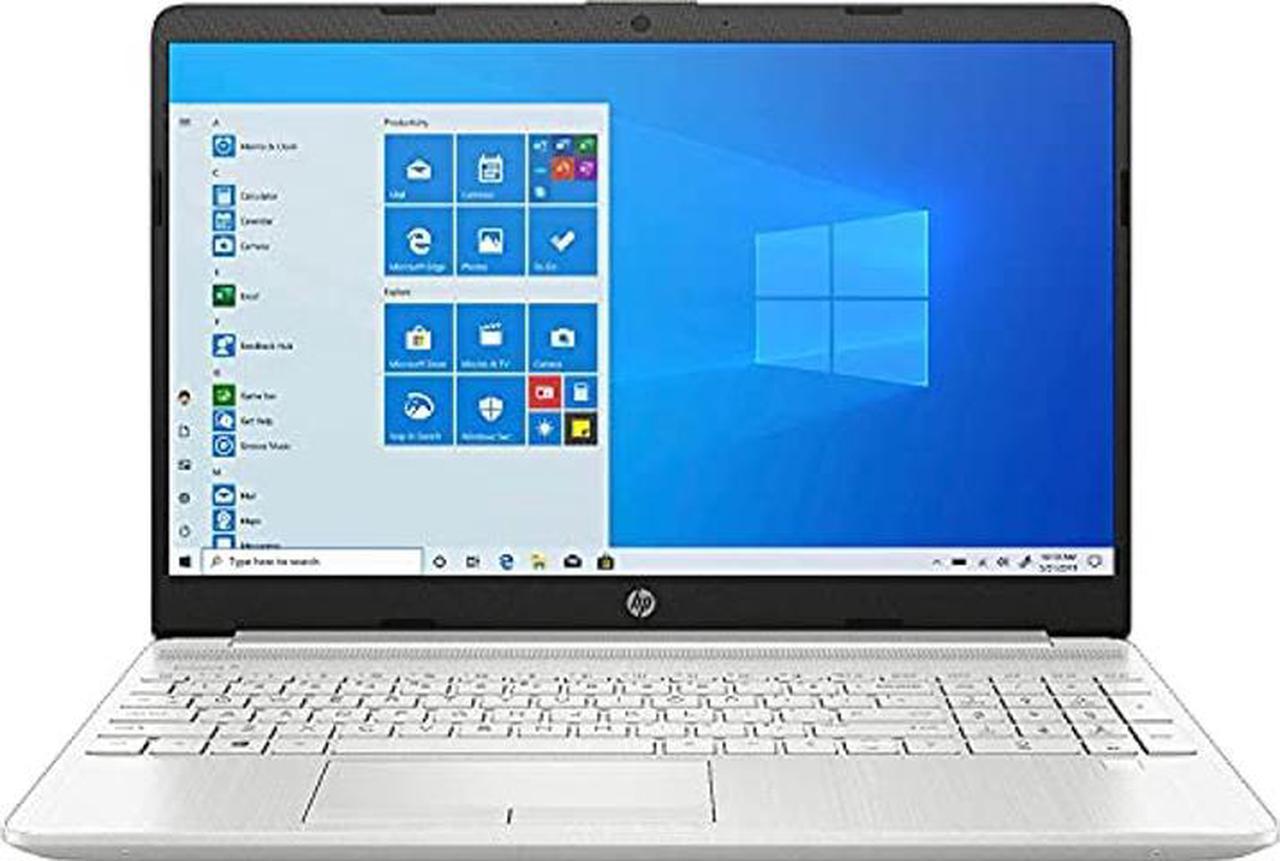 HP Newest 15.6" Full HD Laptop, Intel Core i3-1115G4 Processor, Intel UHD Graphics, 8GB RAM, 256GB SSD, 802.11ac, Bluetooth, HDMI, Windows 10 Home, Natural Silver W/Valinor Accessories