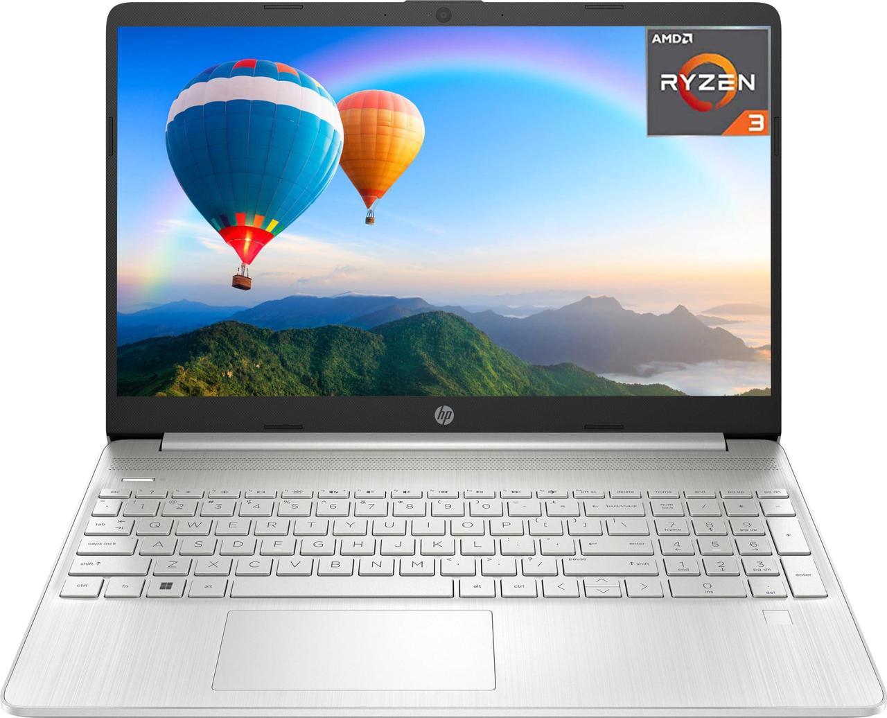 HP 2023 Newest Thin and Light Laptop, 15.6 Inch Display, AMD Ryzen 3 5300U(Quad-core) Processor, 16GB RAM, 512GB SSD, AMD Radeon Graphics, Numeric Keypad, Wi-Fi, Bluetooth, Windows 11 Home in S Mode