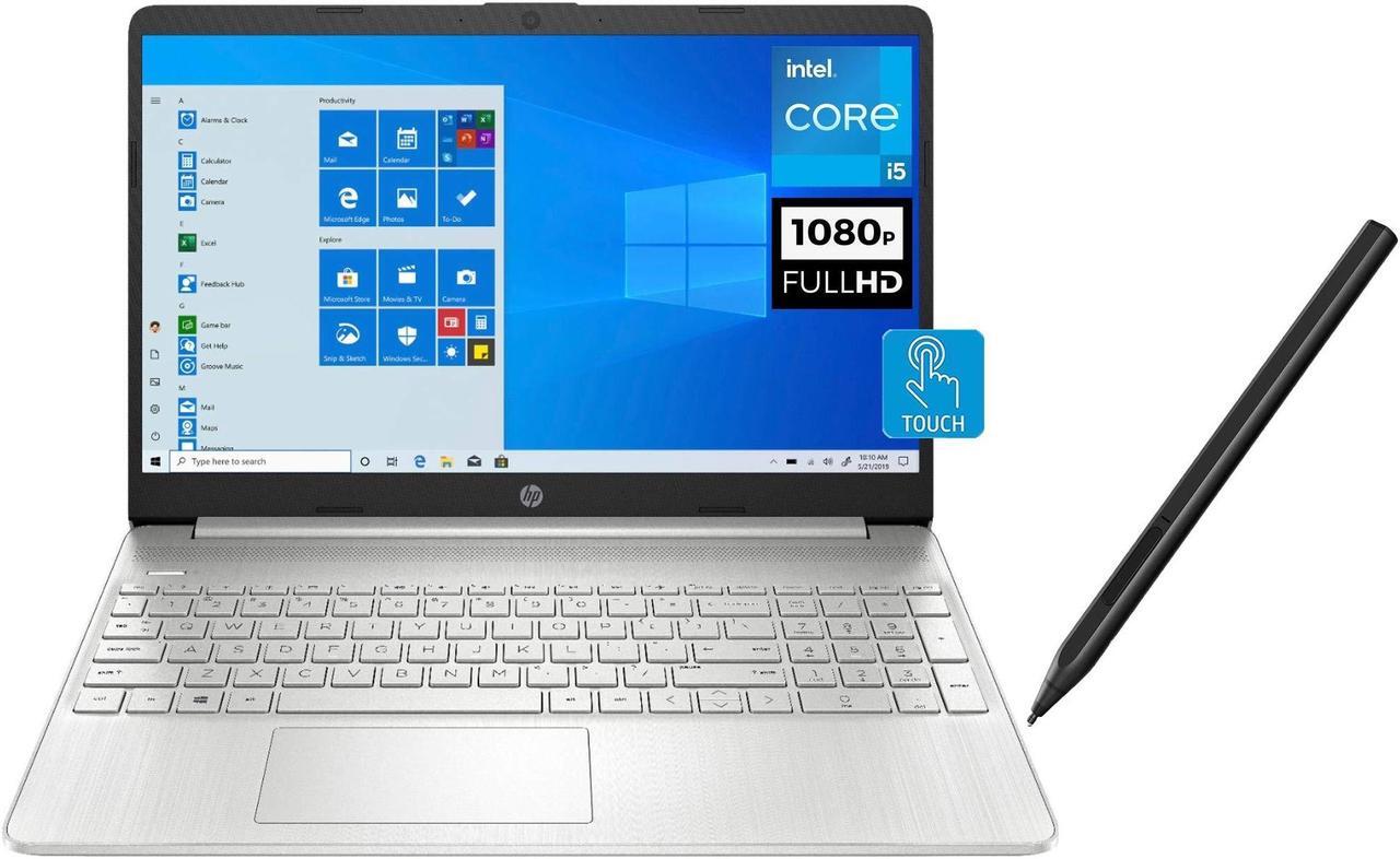 Main image of HP 2Q1H2UA#ABA 15.6" Touchscreen Notebook Computer, Intel Core i3-1115G4 3.0GHz, 8GB RAM, 256GB SSD, Window 10 Home, Natural Silver