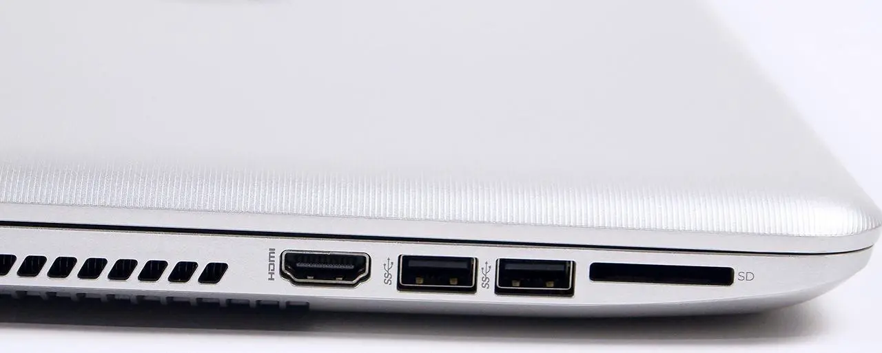 Alt view image 2 of 3 - HP Pavilion Laptop, Intel Core i3-4030U 1.9GHz, 6GB DDR3, 500GB SATA, 802.11n, Win8.1, Natural Silver, 17.3"
