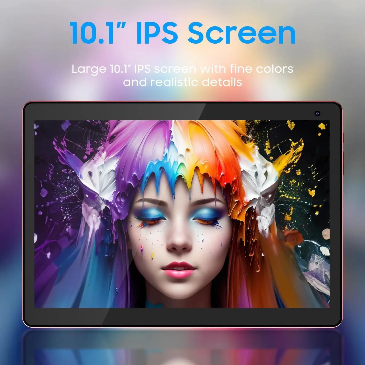 Alt view image 2 of 5 - COOPERS Tablet 10 inch, Android 12 Tablet, 32GB ROM 512GB Expand Computer Tablets, Quad Core Processor 6000mAh Battery, 1280x800 IPS Touch Screen, 2+8MP Dual HD Camera, Bluetooth WiFi Tablet PC