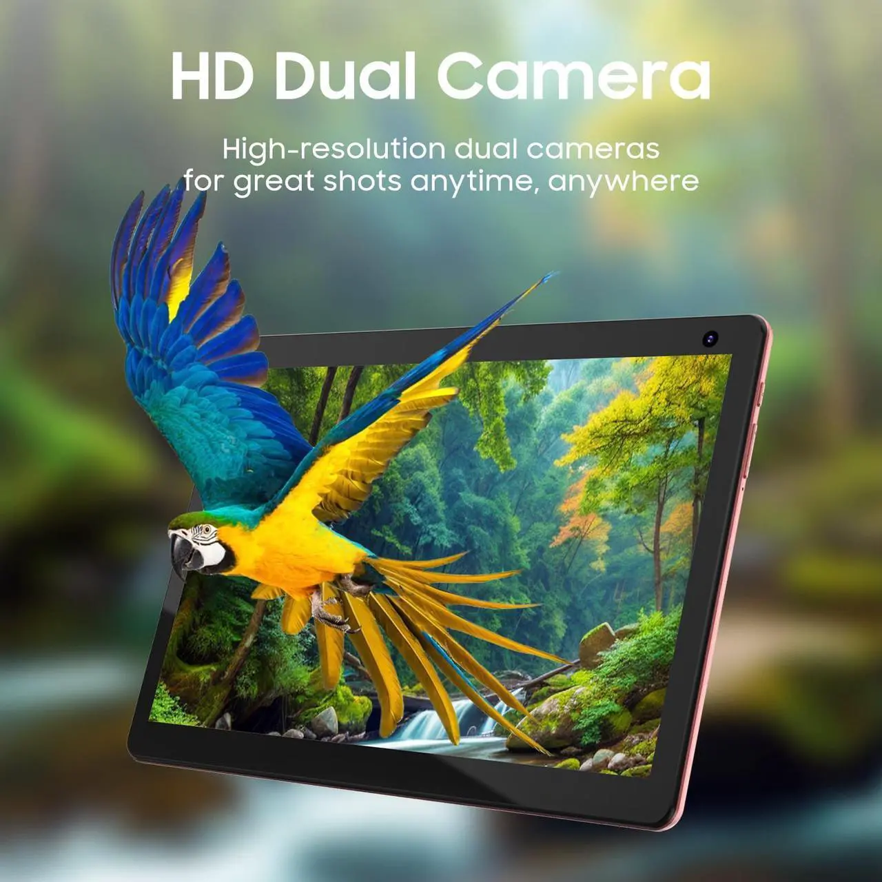 Alt view image 3 of 5 - COOPERS Tablet 10 inch, Android 12 Tablet, 32GB ROM 512GB Expand Computer Tablets, Quad Core Processor 6000mAh Battery, 1280x800 IPS Touch Screen, 2+8MP Dual HD Camera, Bluetooth WiFi Tablet PC
