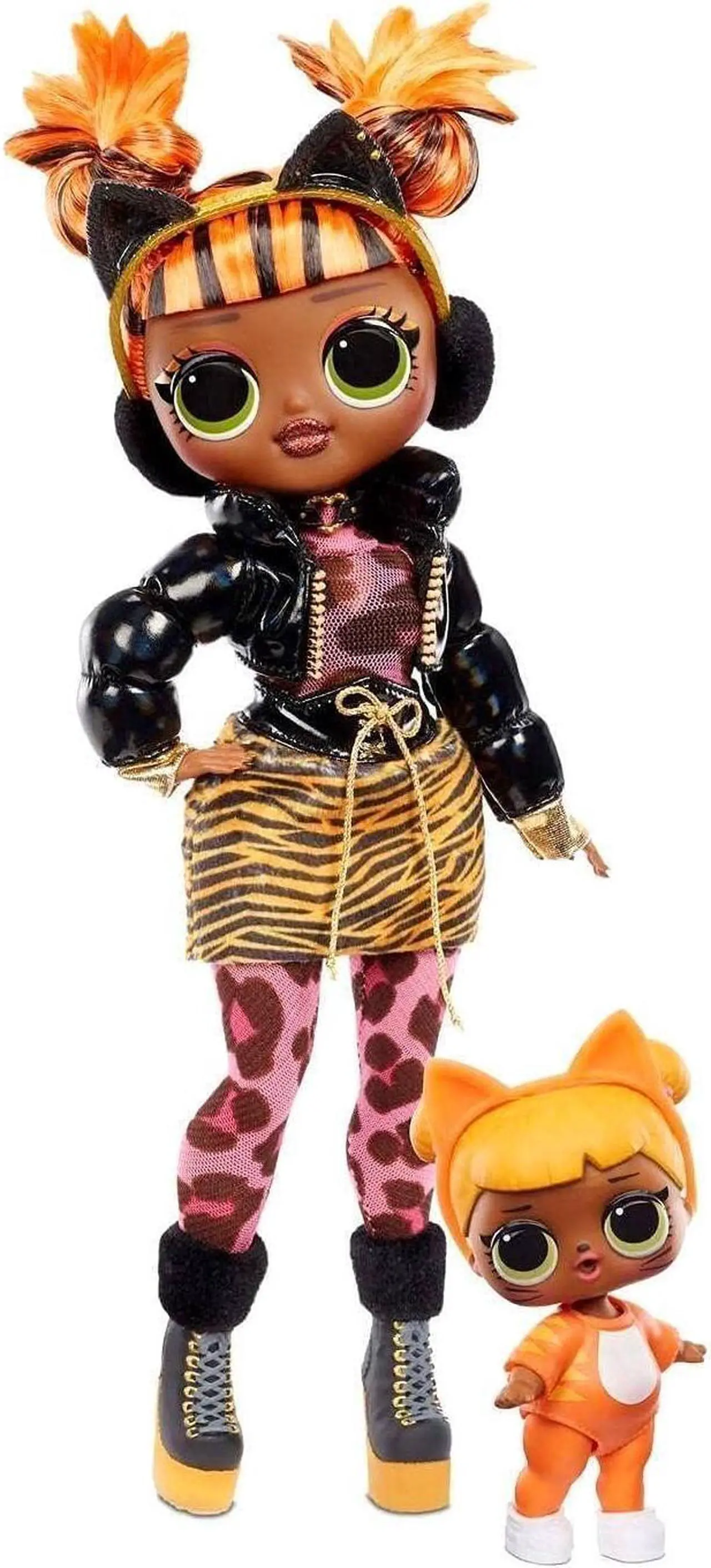 Alt view image 2 of 2 - L.O.L. Surprise! O.M.G. Winter Chill Missy Meow Fashion Doll & Baby Cat Doll with 25 Surprises