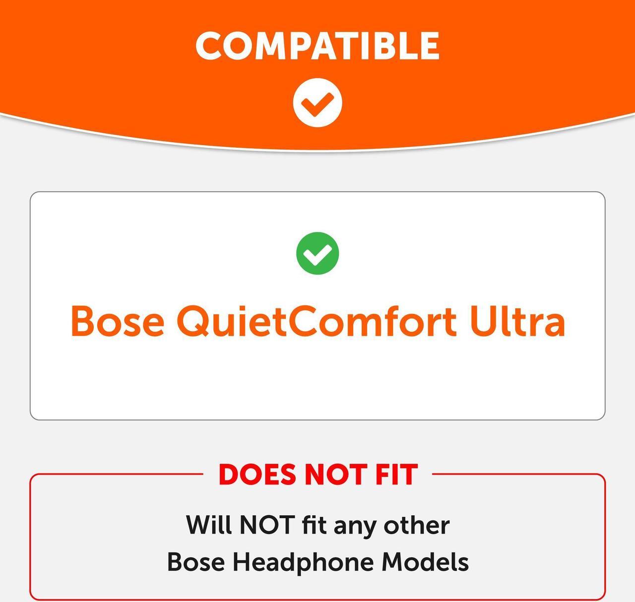 Alt view image 2 of 5 - WC SweatZ QC Ultra - Protective Earpad Covers for Bose QuietComfort Ultra by Wicked Cushions | Sweatproof & Easily Washable | Does not fit any other Bose Headphones | Marble