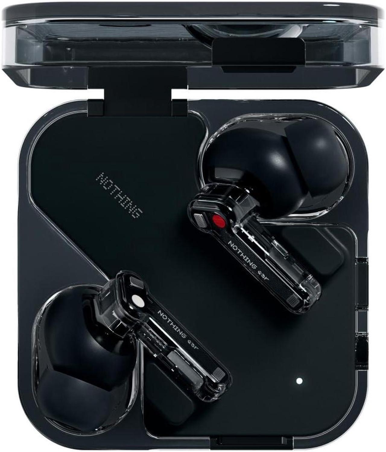 Alt view image 3 of 5 - Nothing Ear Wireless Earbuds with ChatGPT Integration, Smart ANC, Hi-Res Audio with LDAC & LHDC, 11mm Dynamic Bass Boost, 40.5H Playtime, 6 Mics for Calls Wireless Headphones, Wireless Charging Black