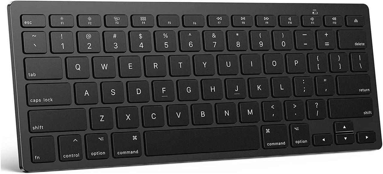 Main image of OMOTON Bluetooth Keyboard for Mac, Compact Wireless Keyboard Compatible with MacBook Pro/Air, iMac, iMac Pro, Mac Mini, Mac Pro Laptop and PC, Black